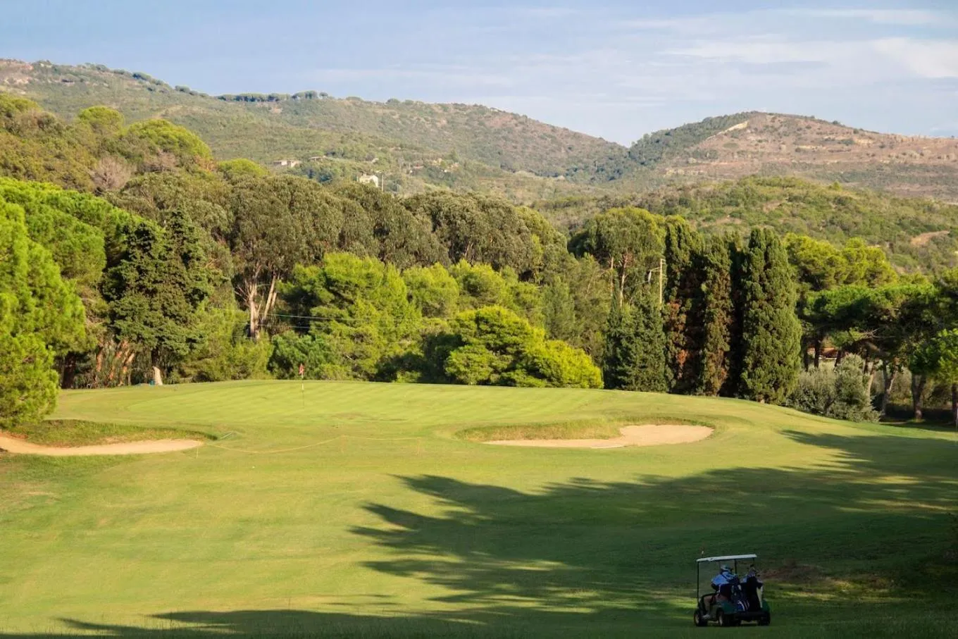 Golfcourse in Hotiday Apartments Portoferraio