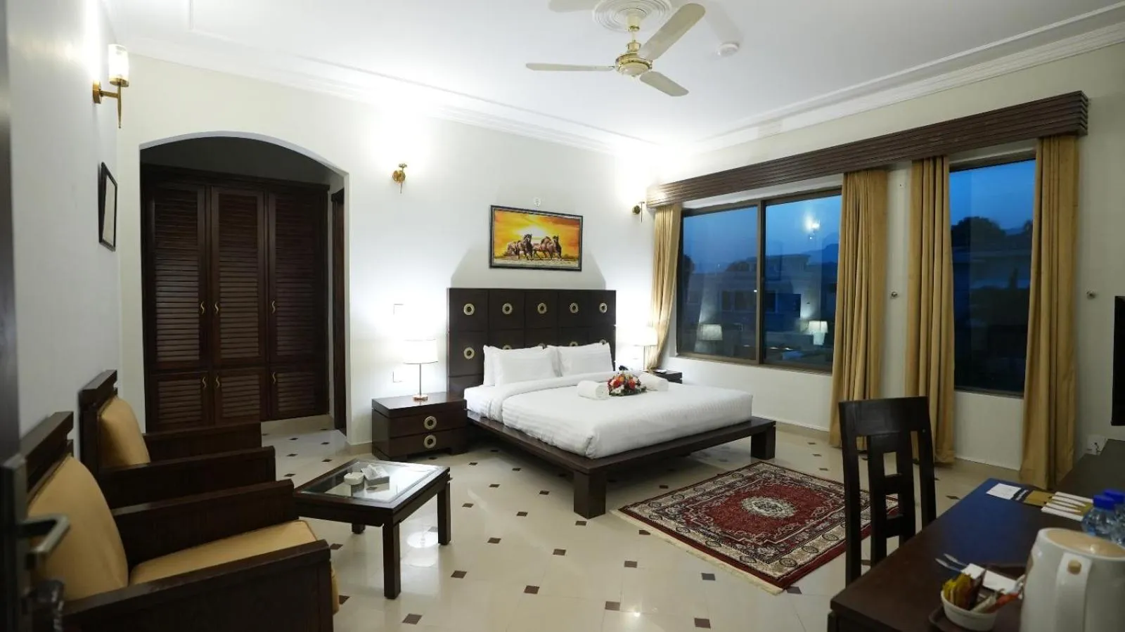 Bed in Sofital Hotel