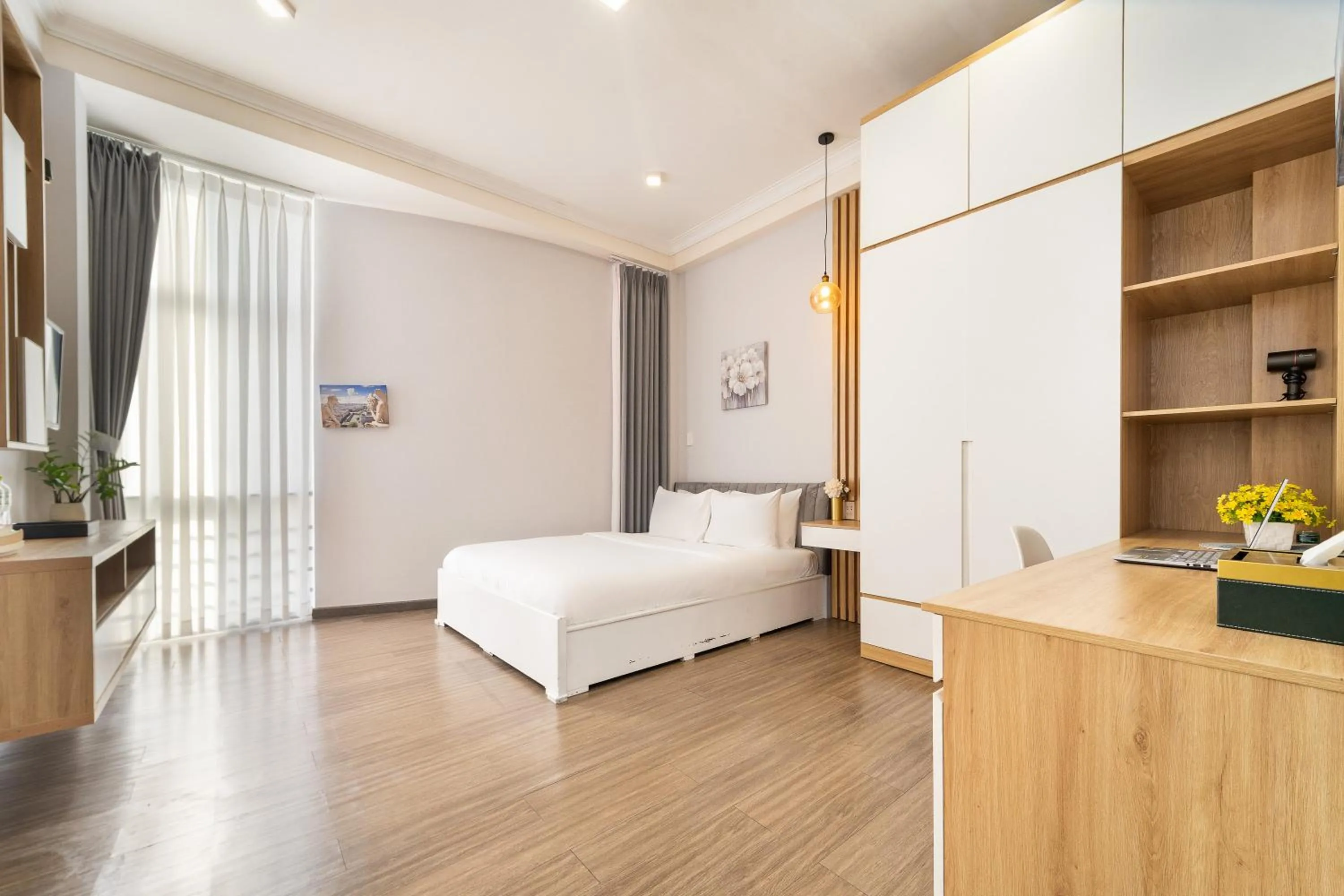 Photo of the whole room, Bed in Convinia Home - Truong Quyen