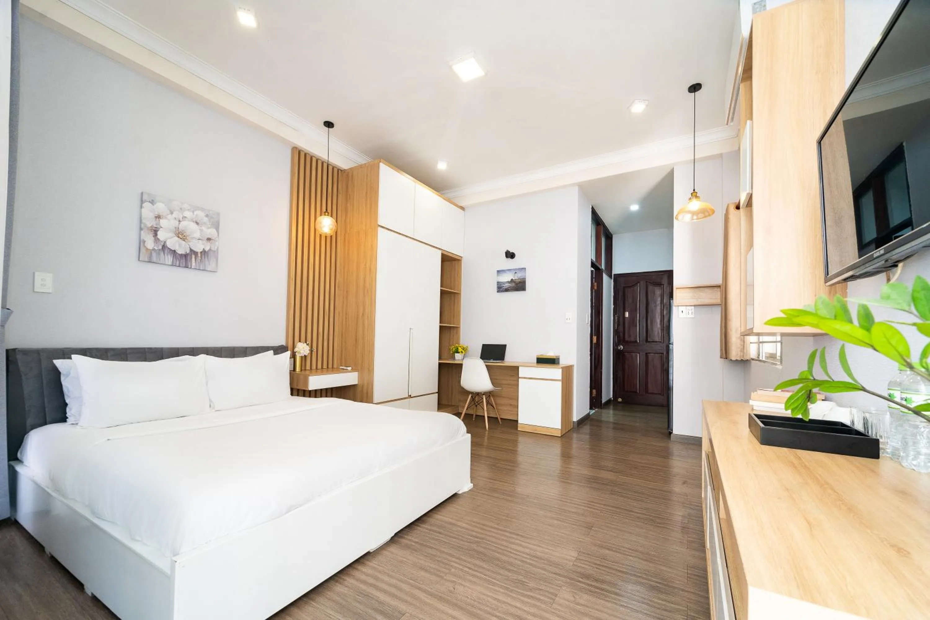 Photo of the whole room, Bed in Convinia Home - Truong Quyen