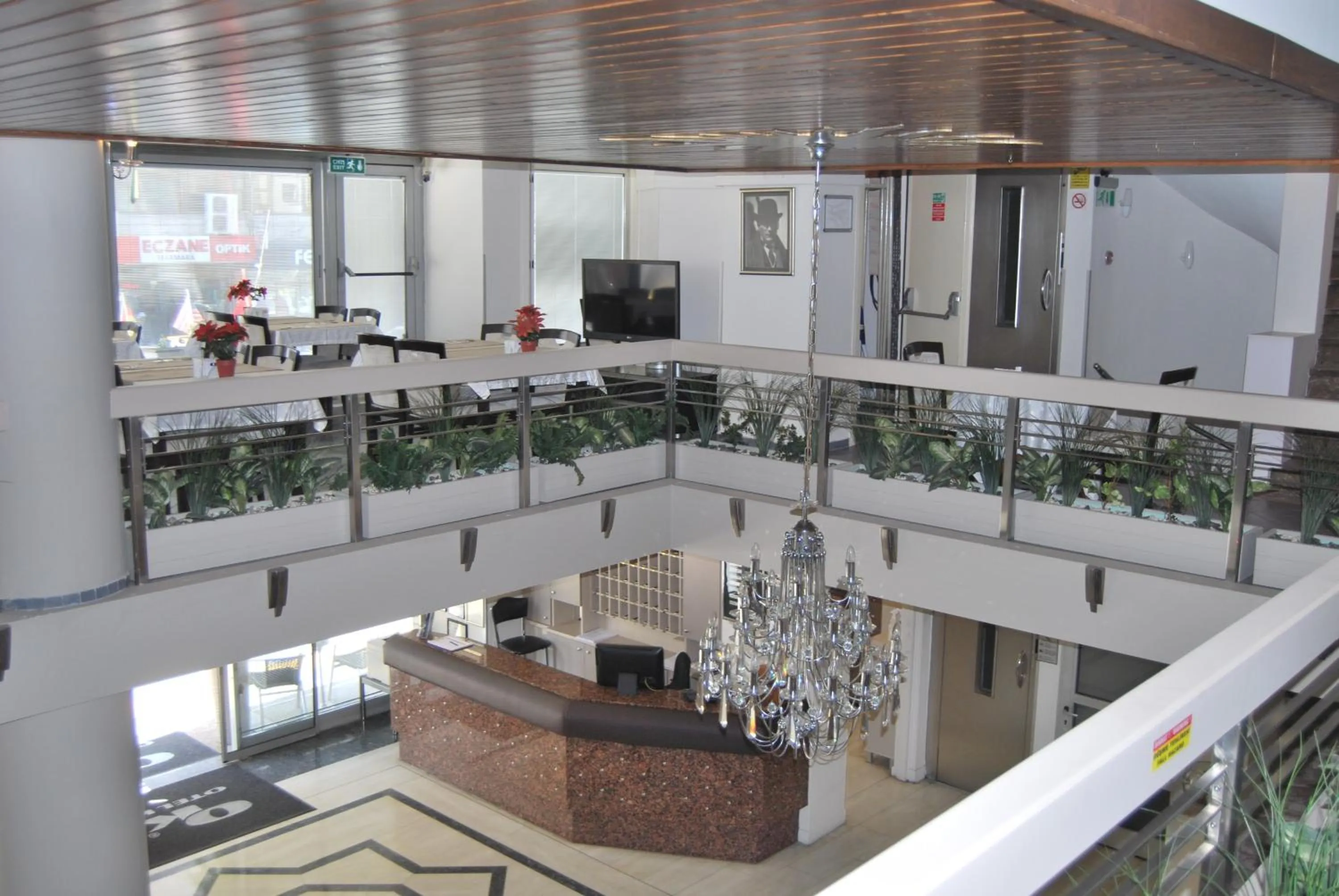 Lobby or reception in OTEL KÂYA