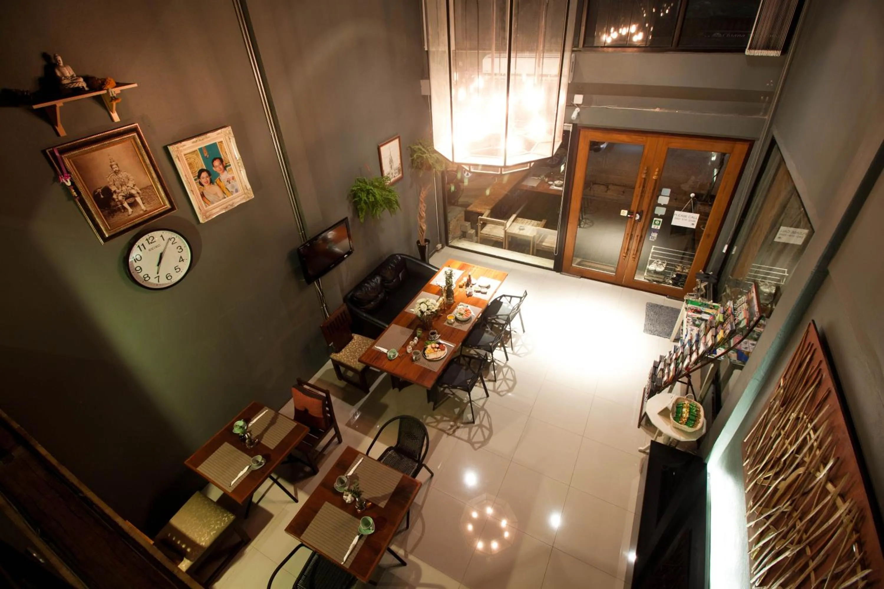 Seating area in 3 Laan House