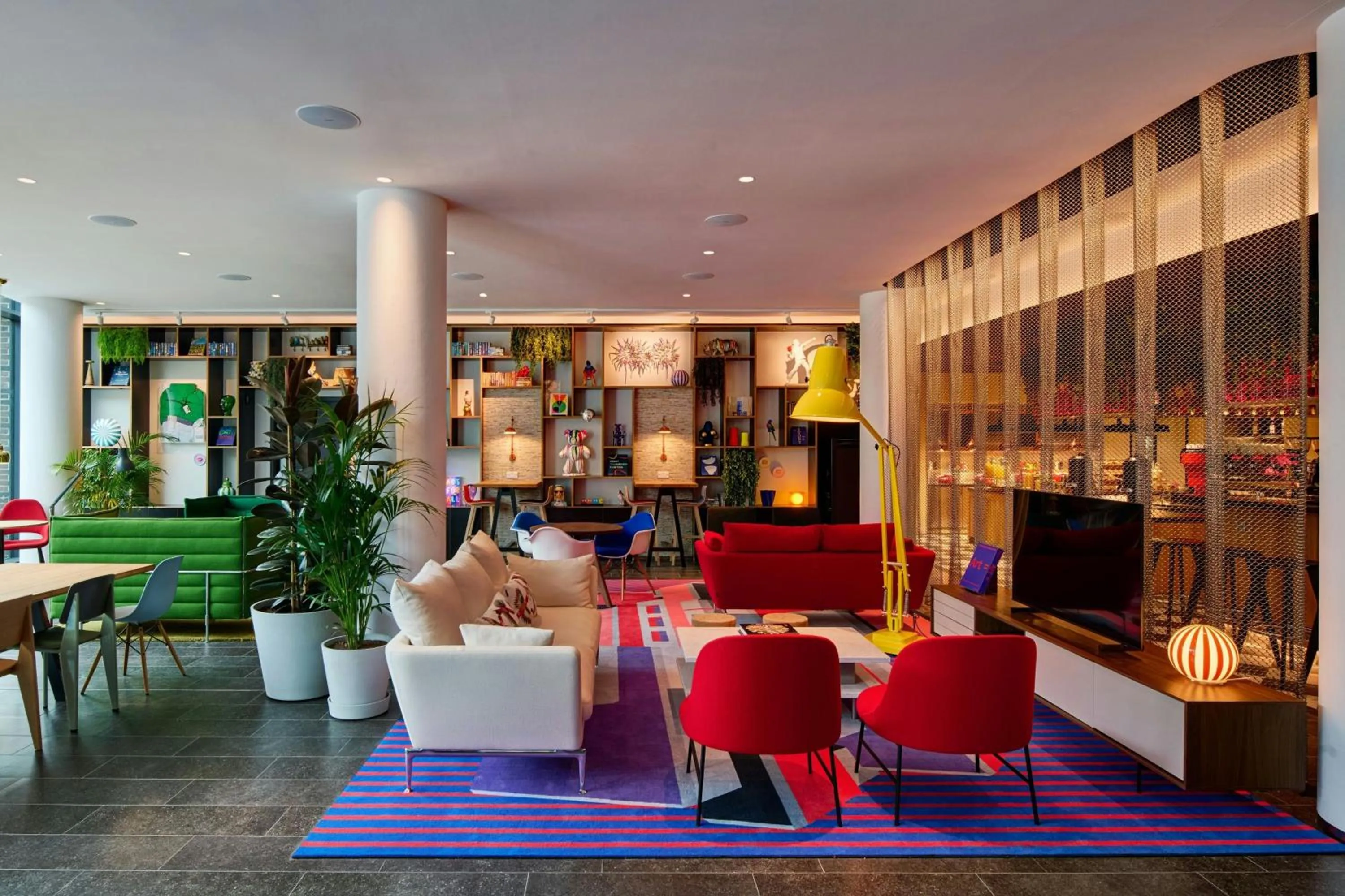 Lobby or reception in citizenM Dublin St Patrick's