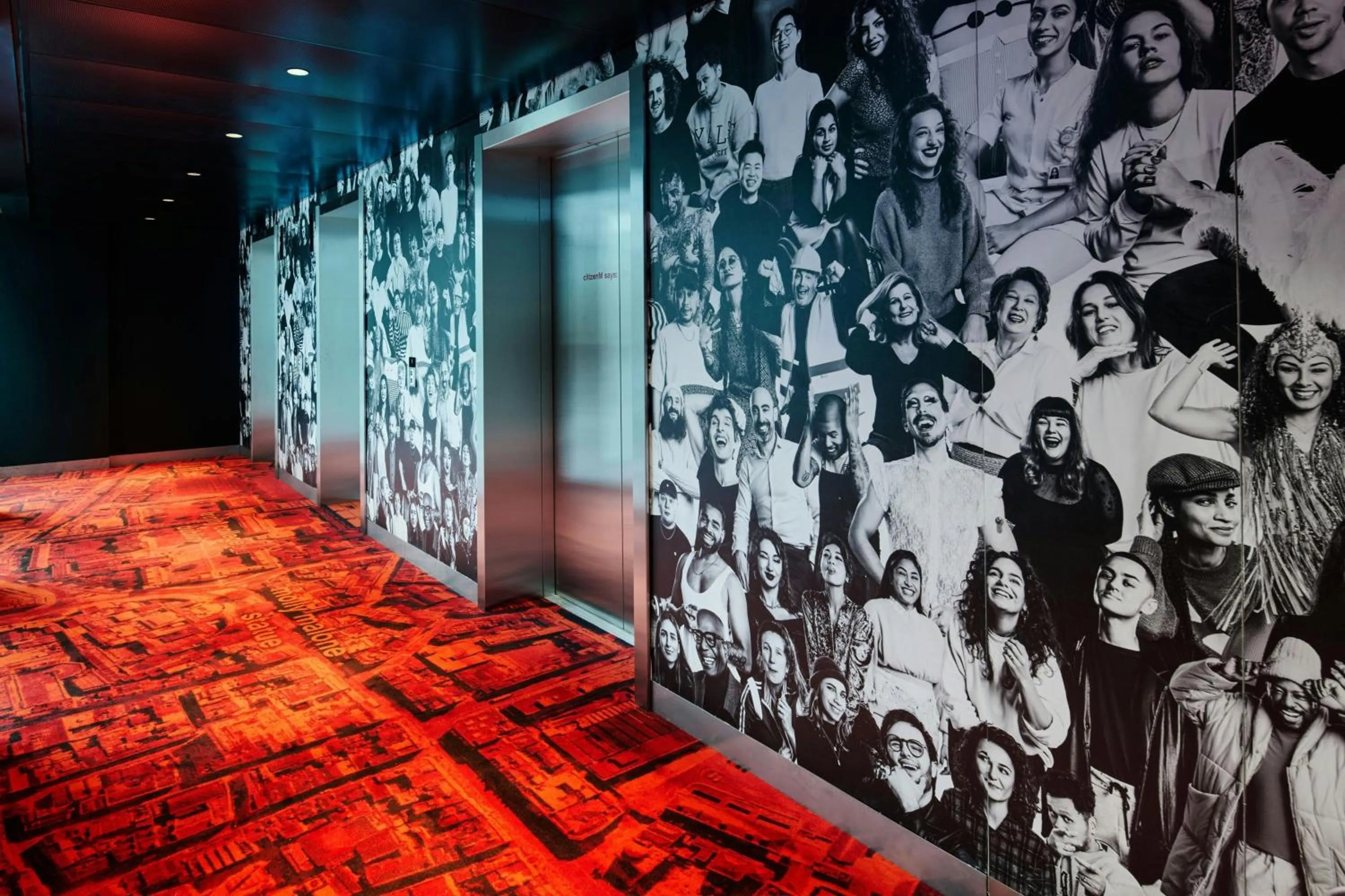 Lobby or reception in citizenM Dublin St Patrick's