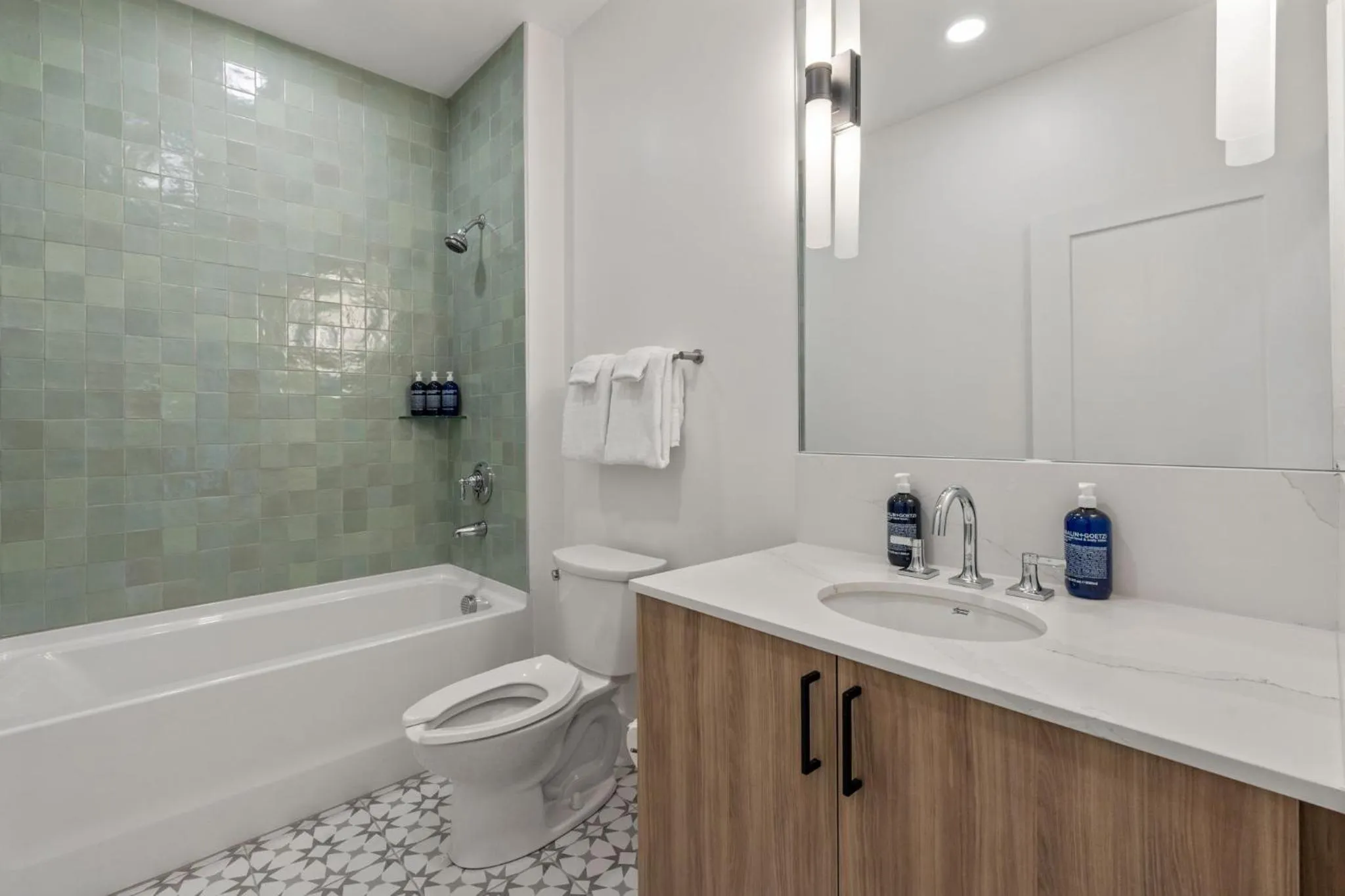Bathroom in The Continental, powered by Placemakr - Downtown - Market Square