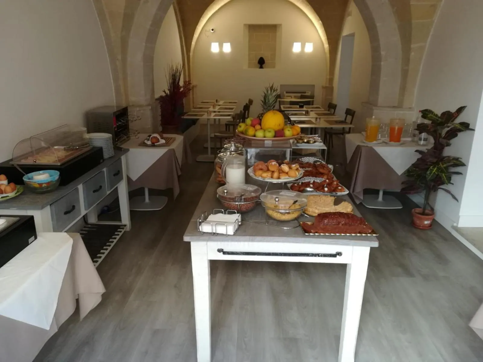 Continental breakfast in Aegusa Hotel