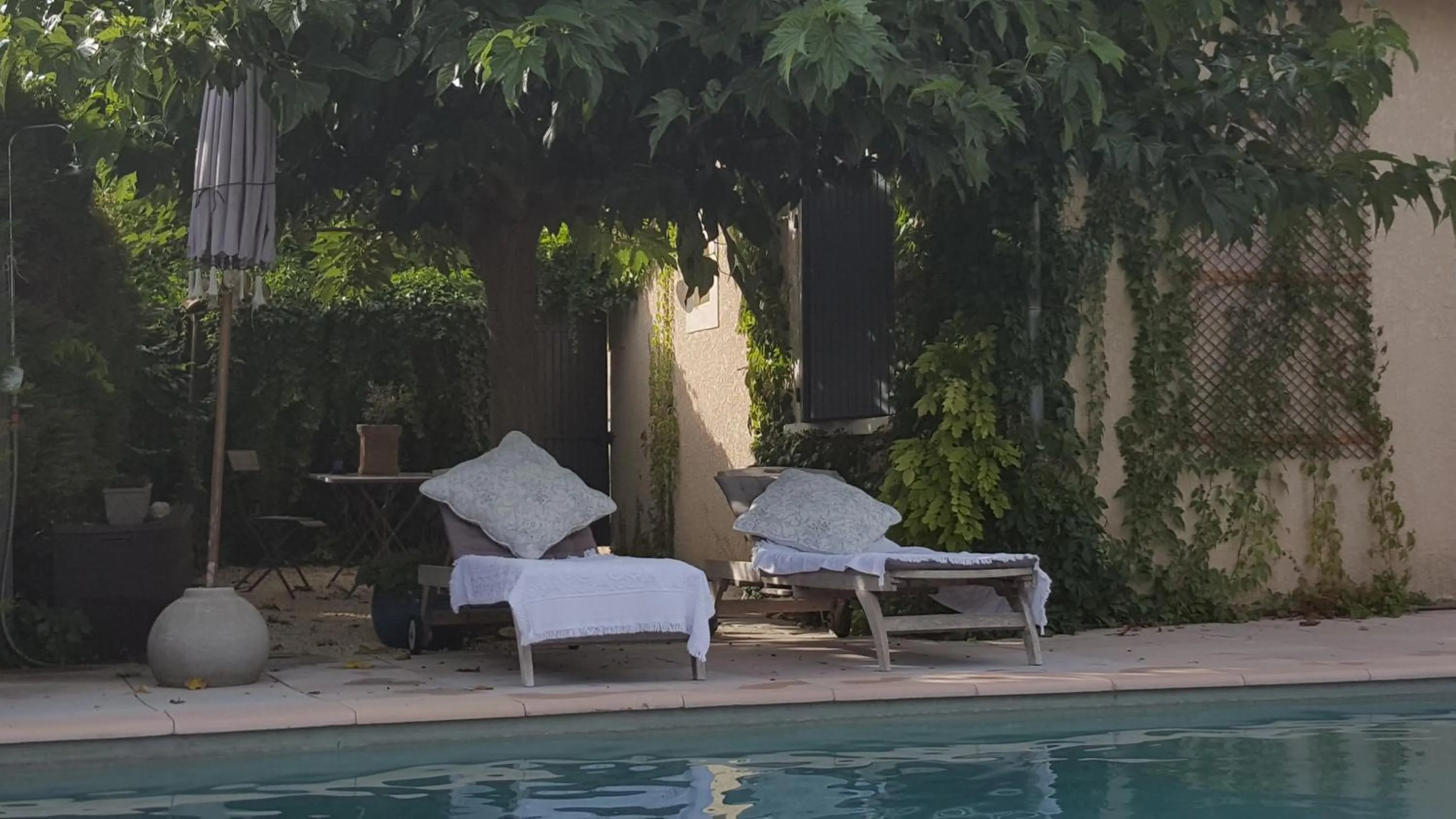 Pool view in "Le Vent d'Étoile" B&B and Guesthouses