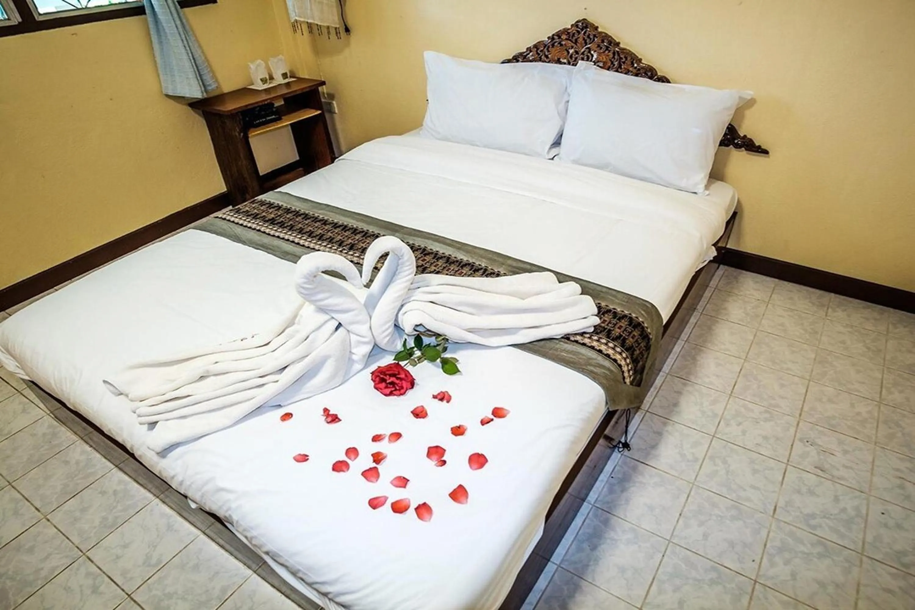 Bed in PAI Hillside Resort