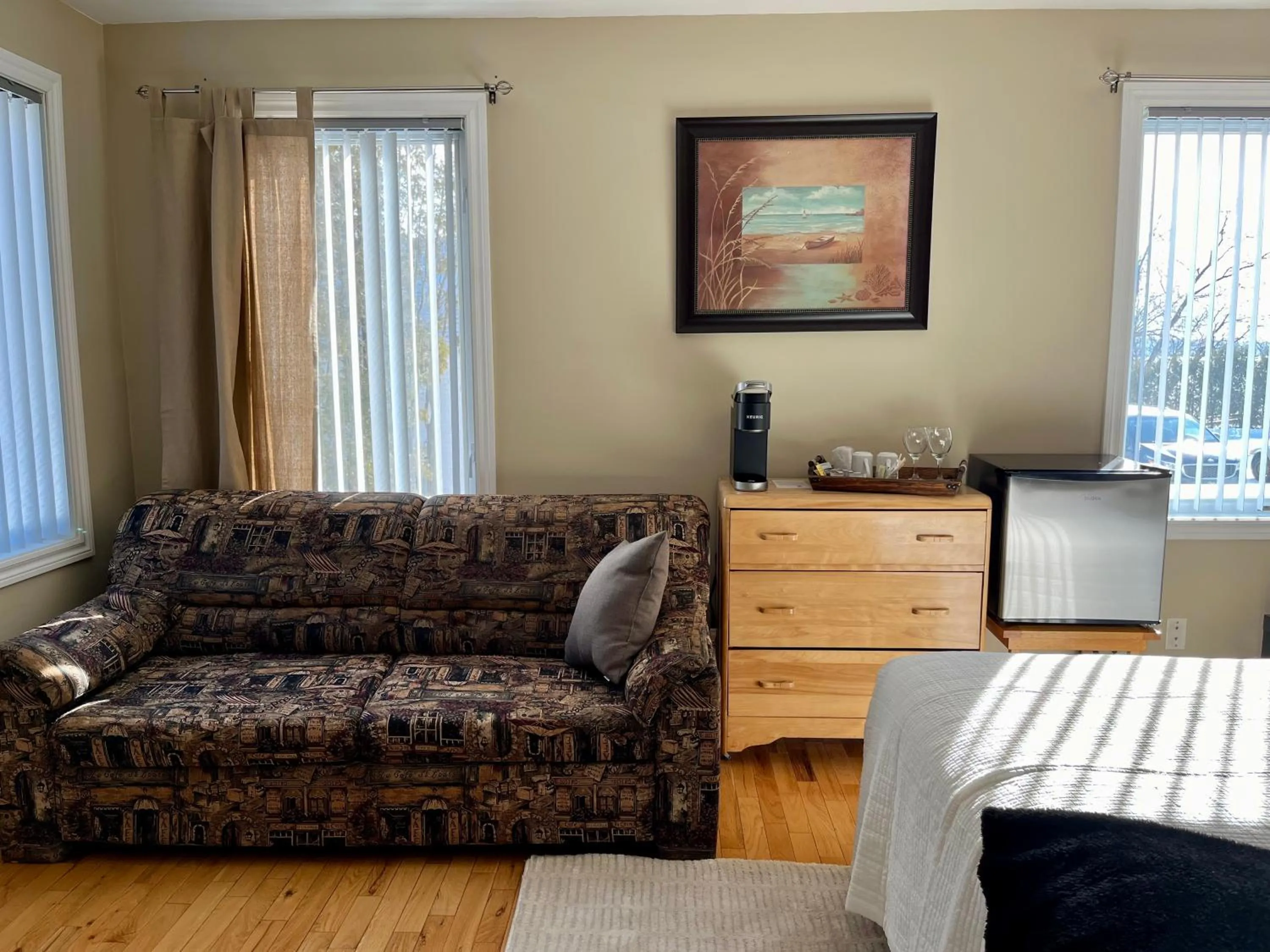 Bedroom in Auberge l'Intermède du lac