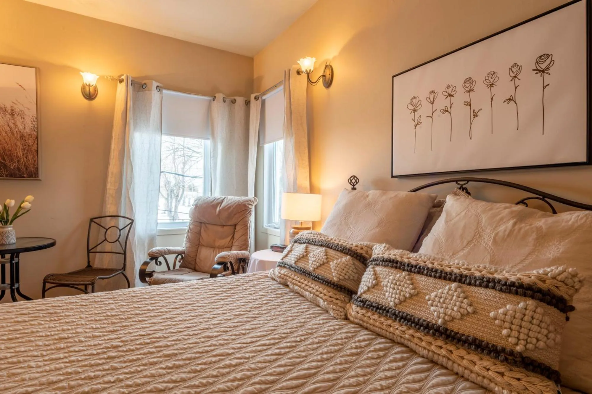 Bed in Auberge l'Intermède du lac