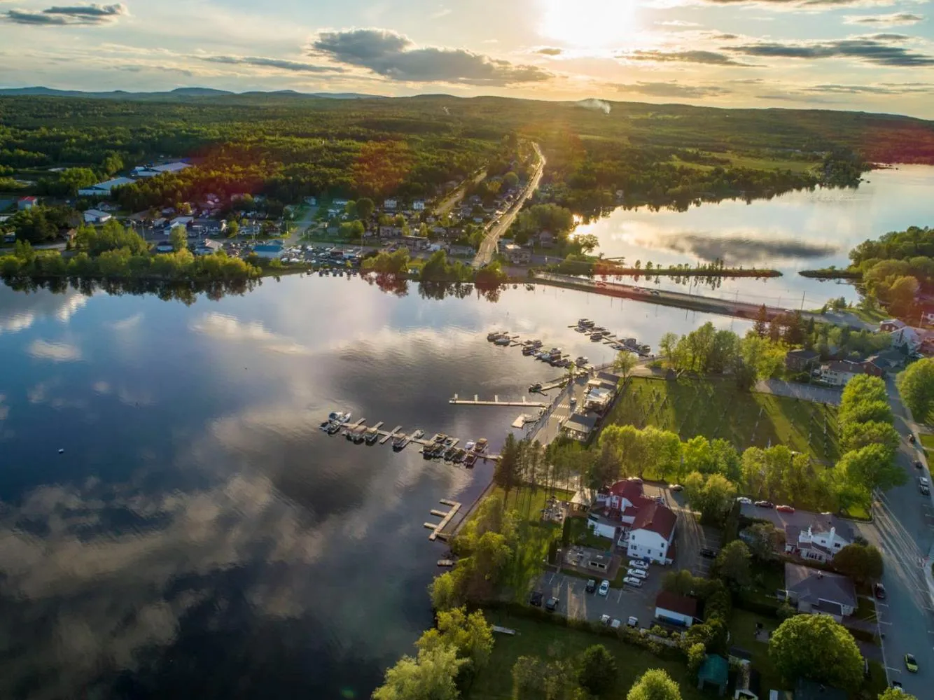 Bird's eye view in Auberge l'Intermède du lac