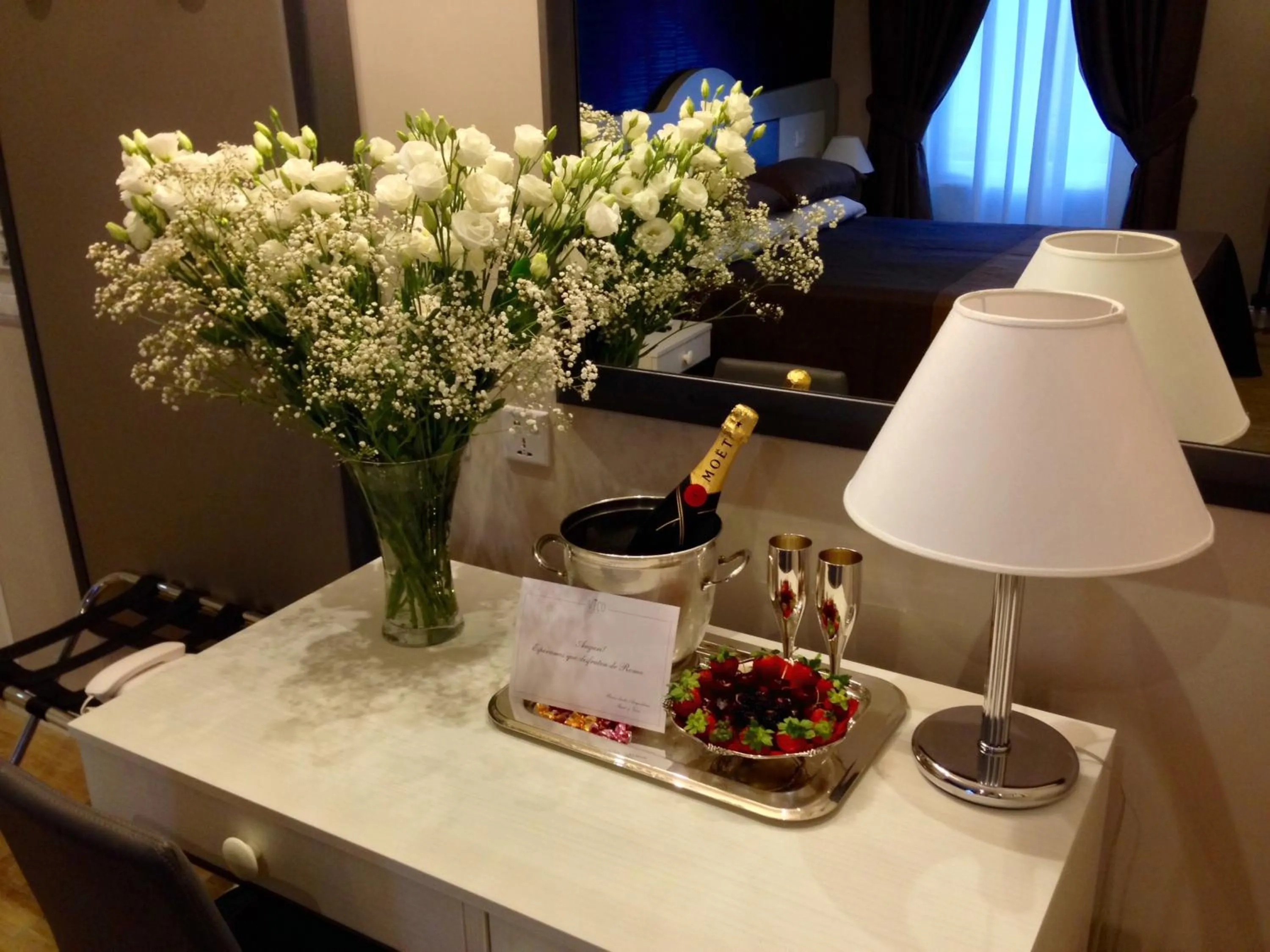 Decorative detail in Vico Rooms and Terrace