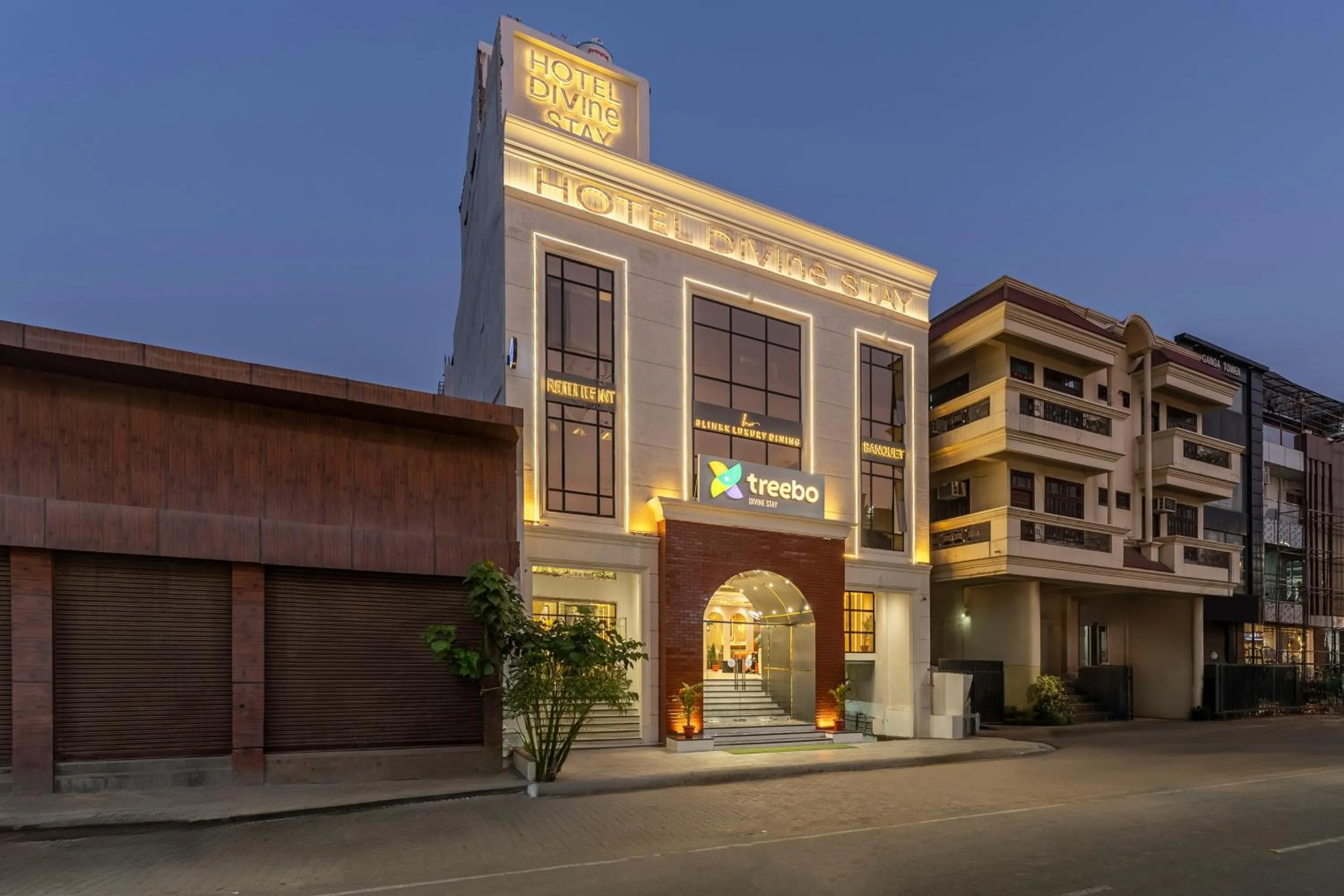 Property building in Treebo Divine Stay Prayagraj