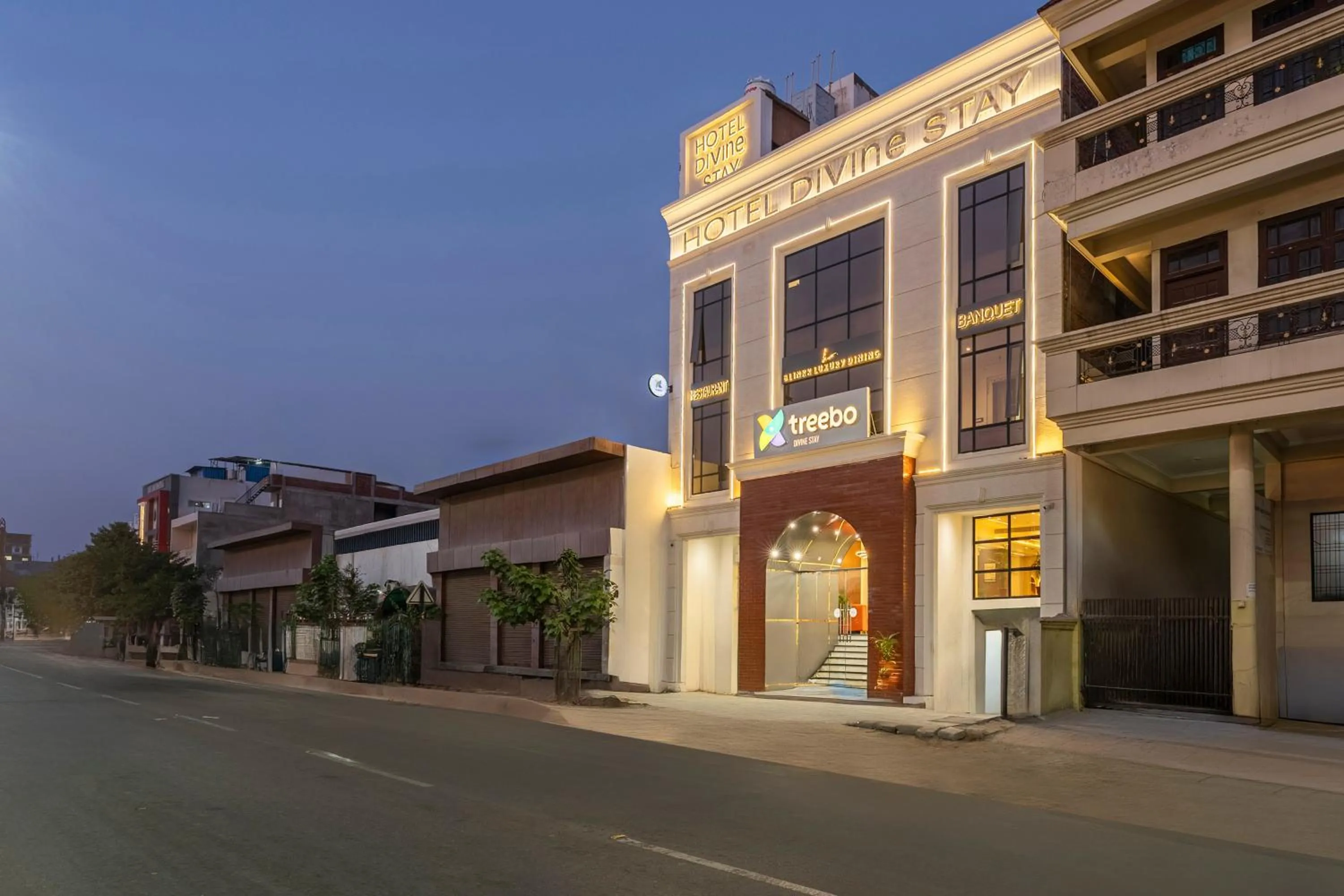 Property building in Treebo Divine Stay Prayagraj