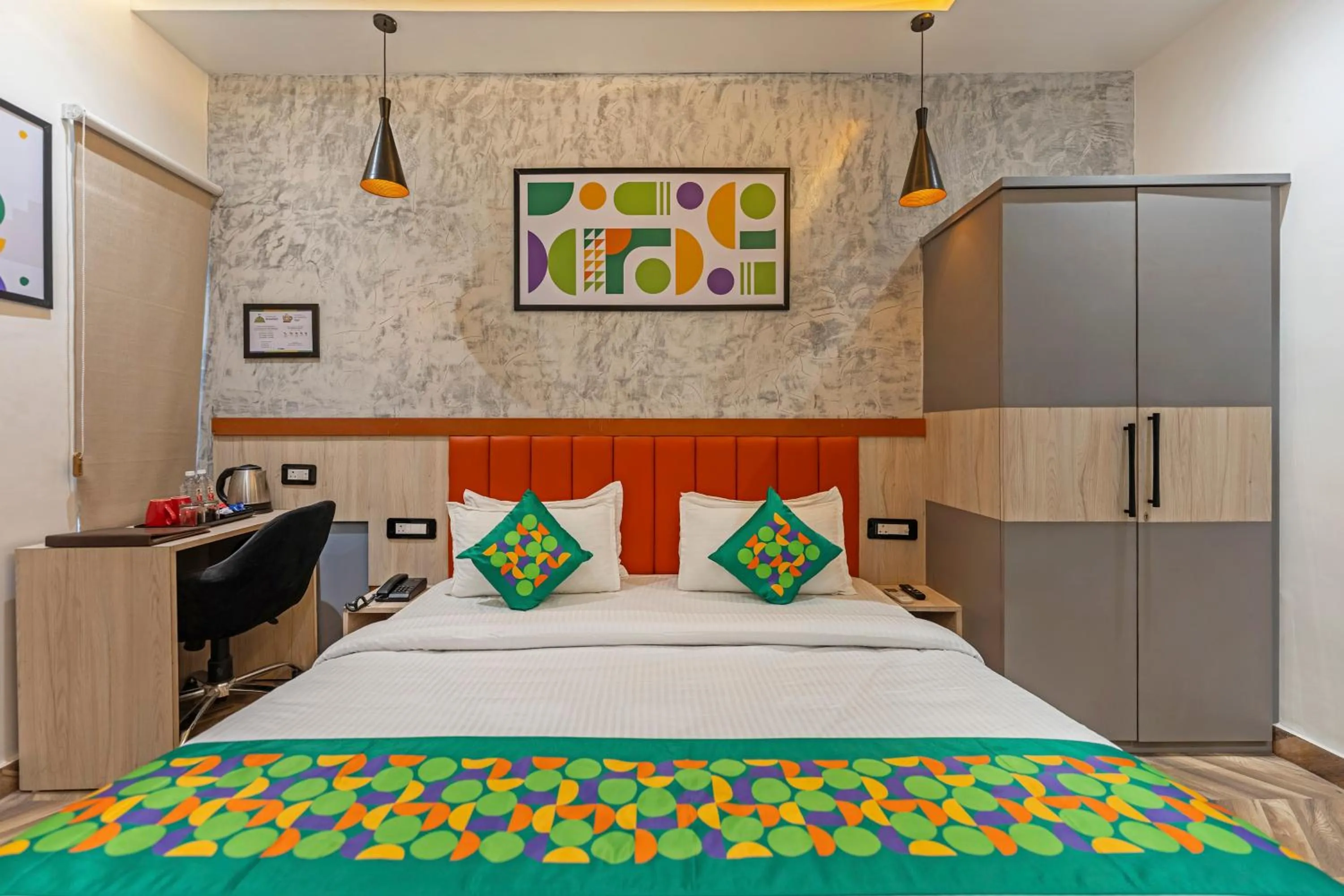 Bedroom, Bed in Treebo Divine Stay Prayagraj