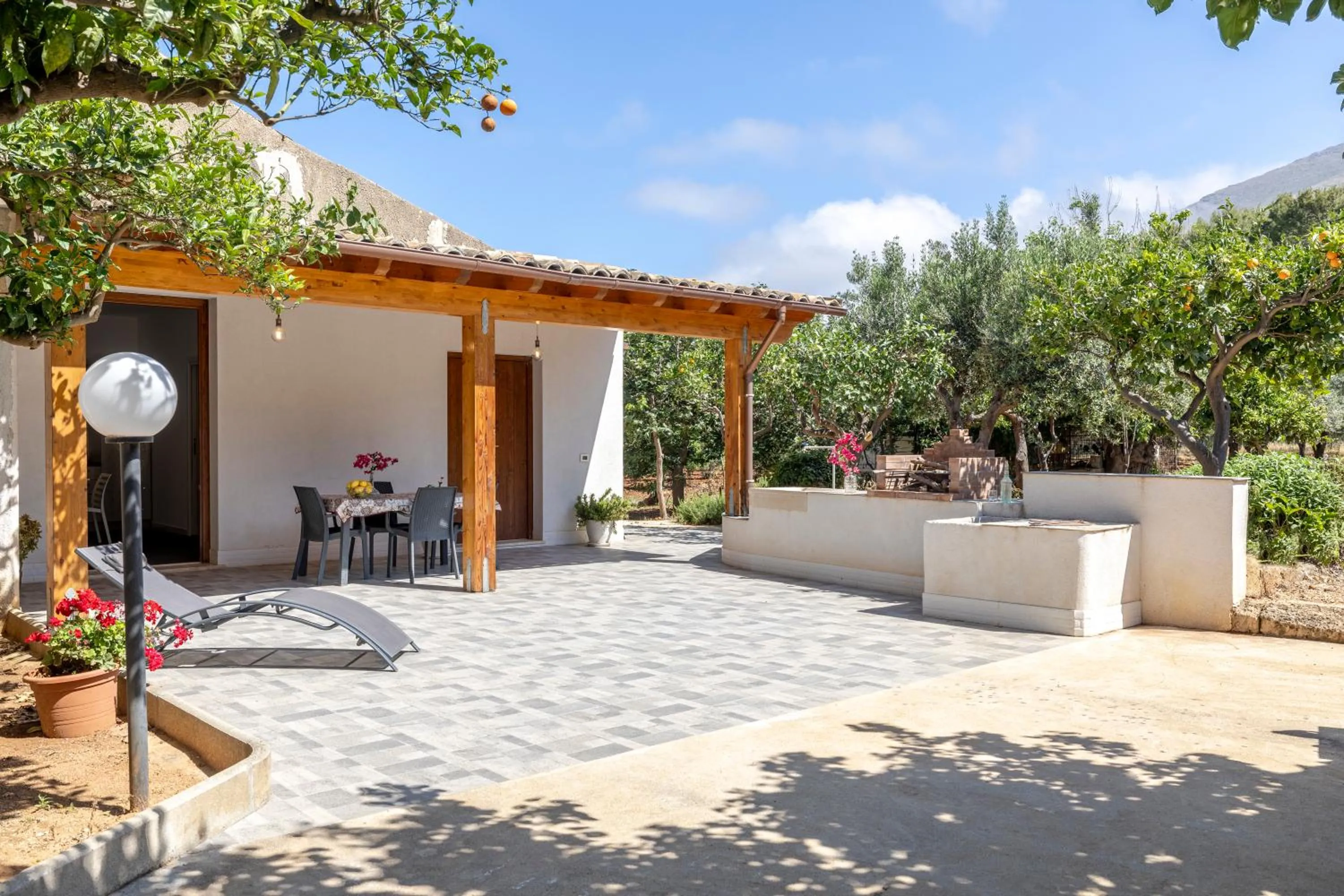 Patio in Case Vacanza Loria