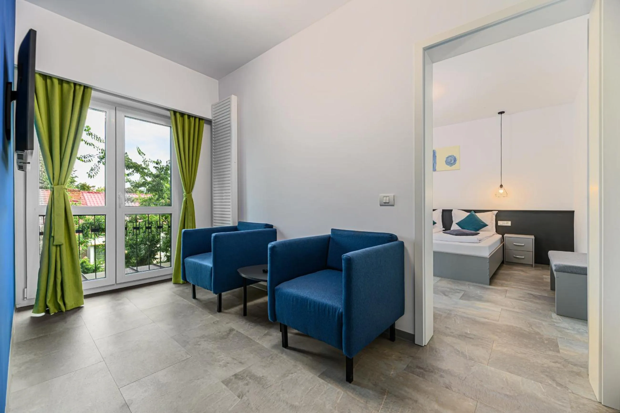 Bed in Johann Strauss Hotel