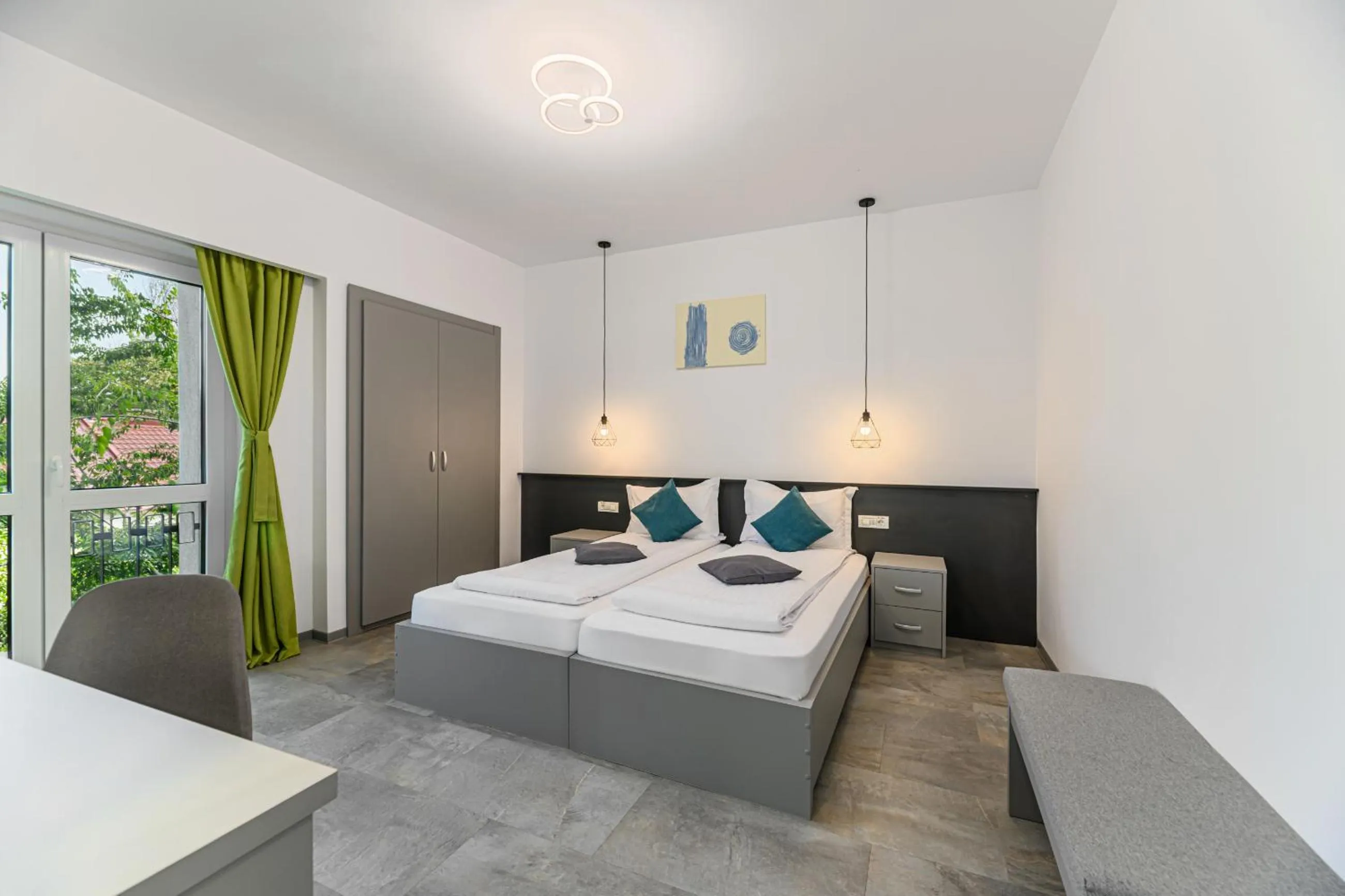 Bed in Johann Strauss Hotel