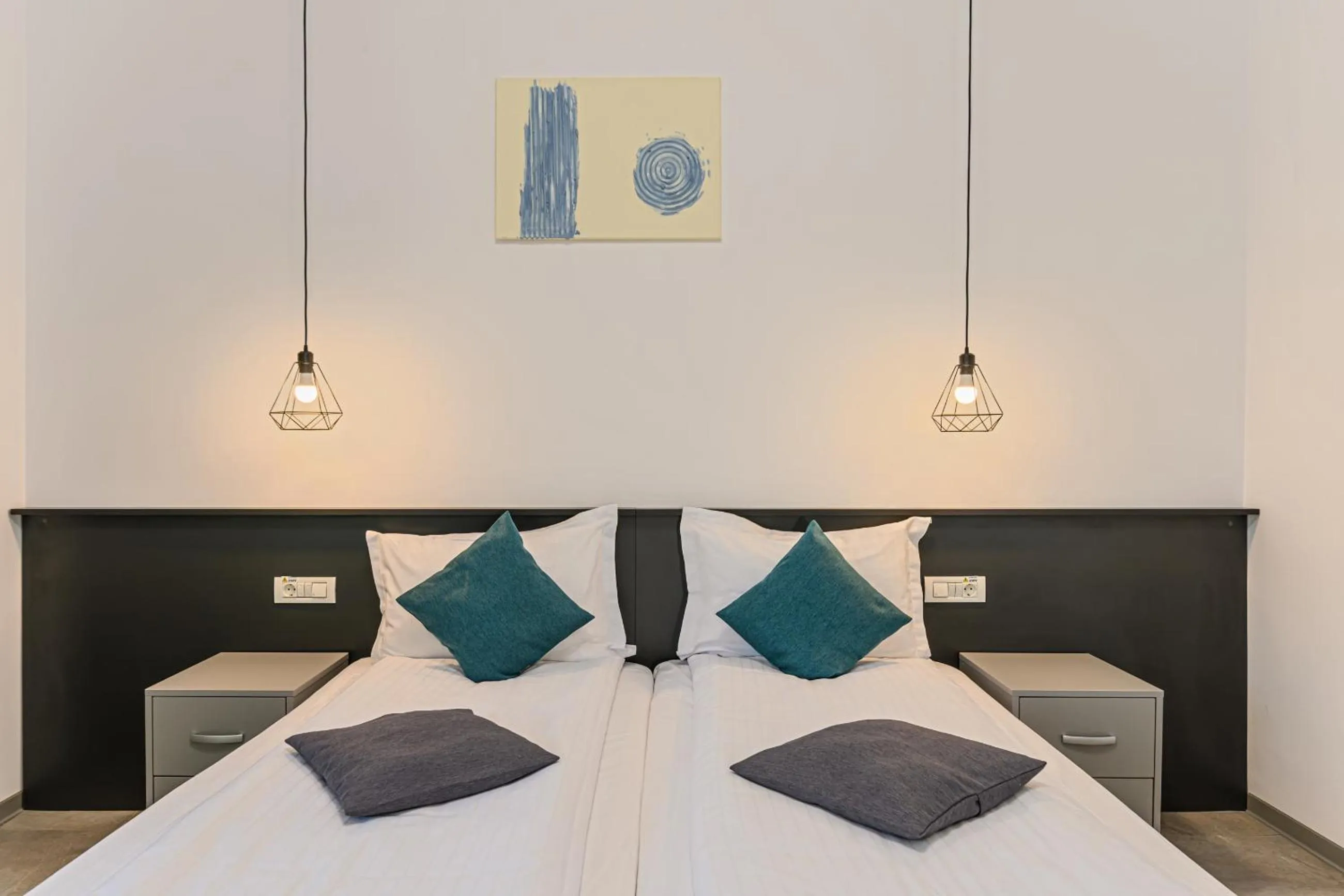 Bed in Johann Strauss Hotel