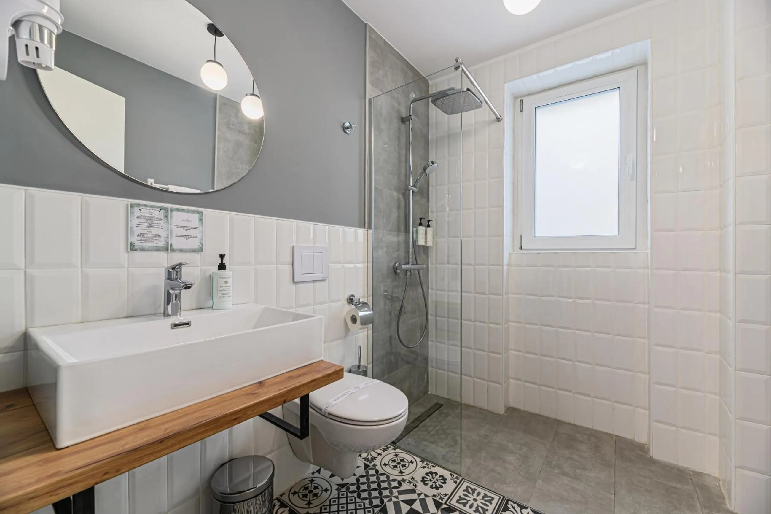 Shower in Johann Strauss Hotel