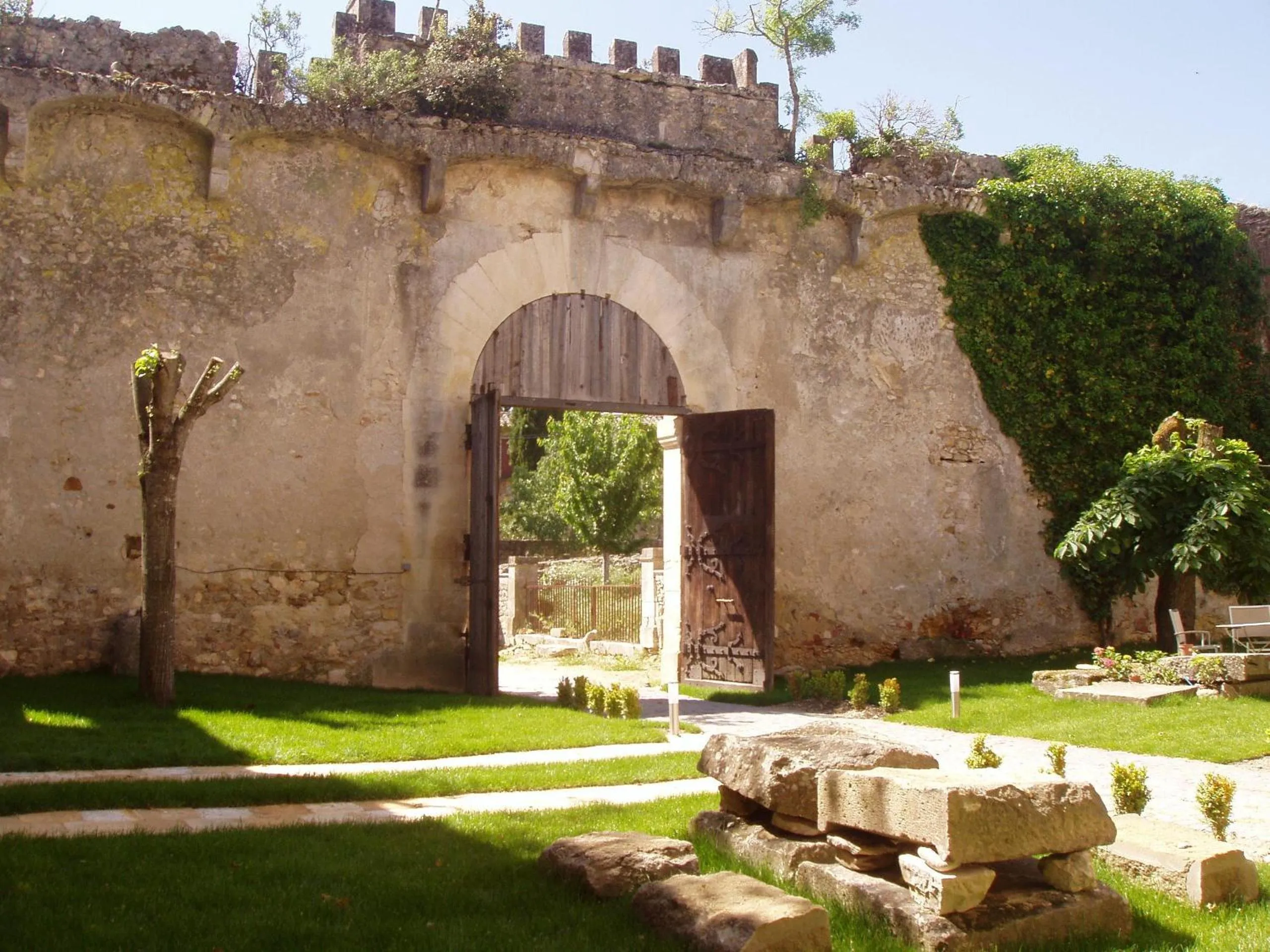 Garden in Chateau de la Bastide