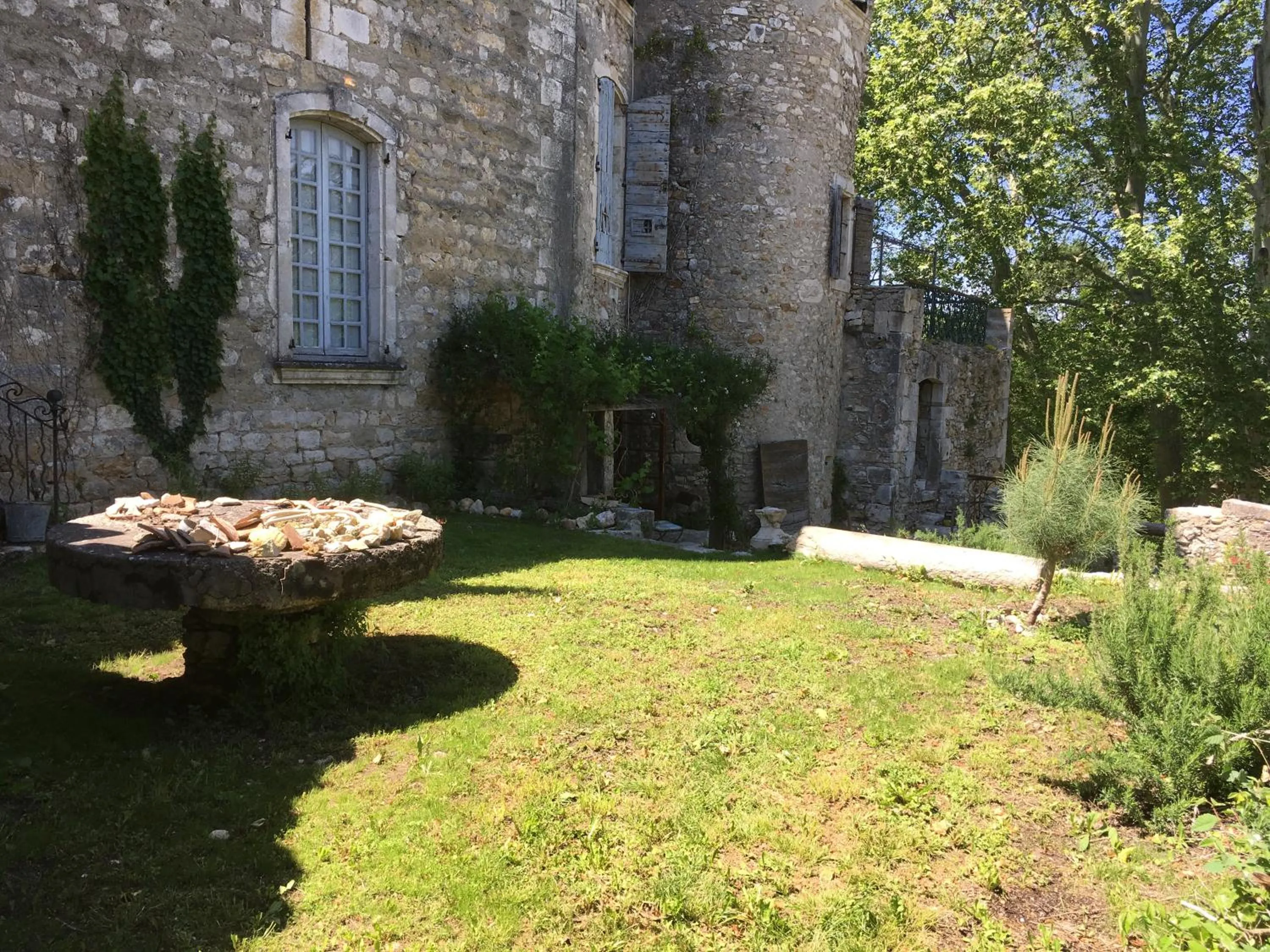 Garden in Chateau de la Bastide