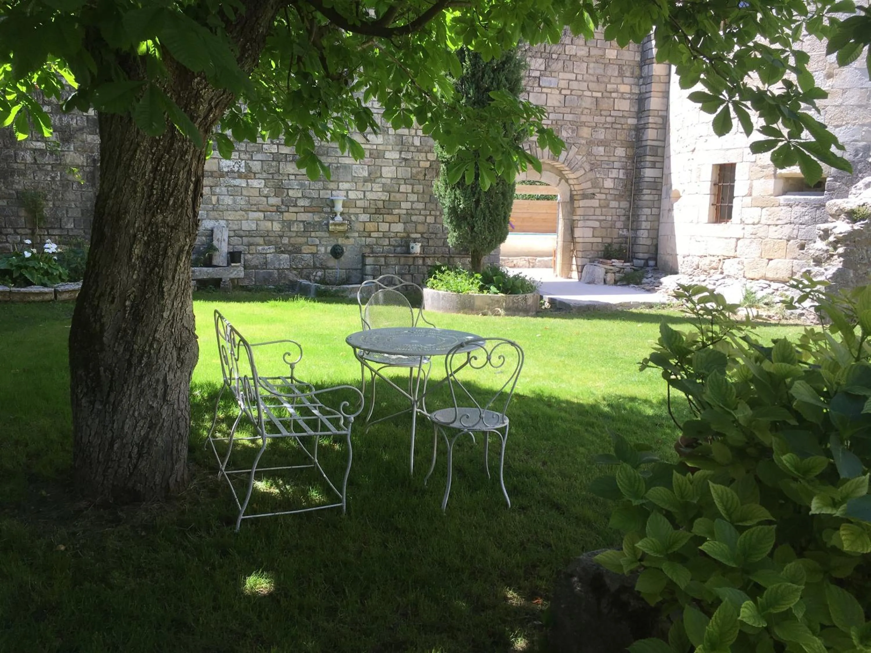 Garden in Chateau de la Bastide