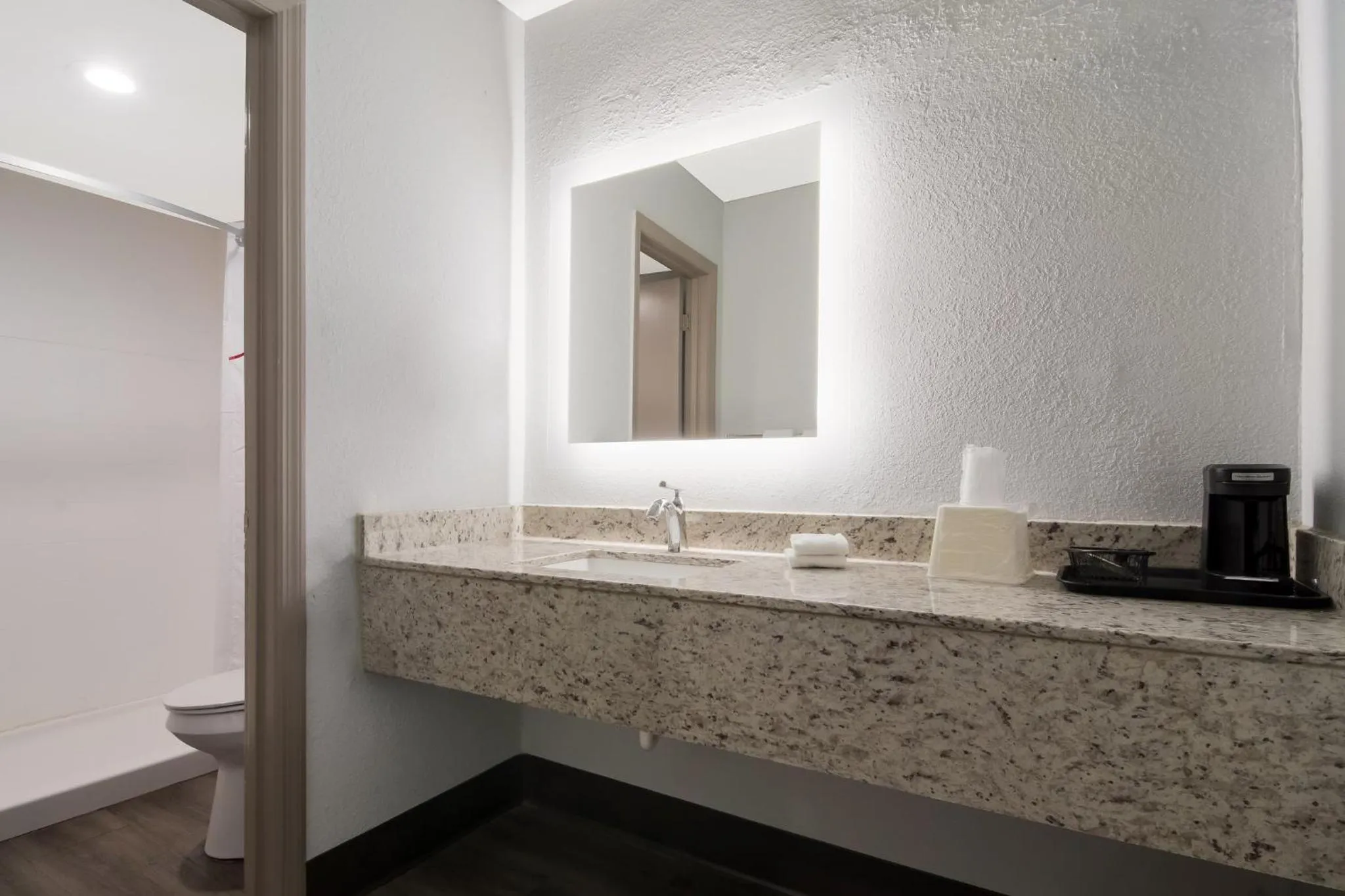 Bathroom in Red Roof Inn Rocky Mount - Battleboro