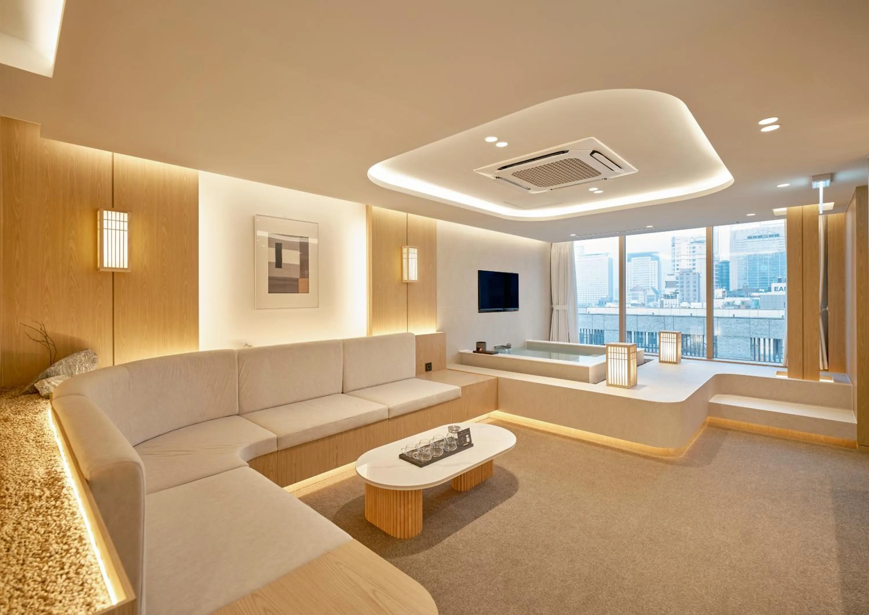 Living room in UH Suite The Coex