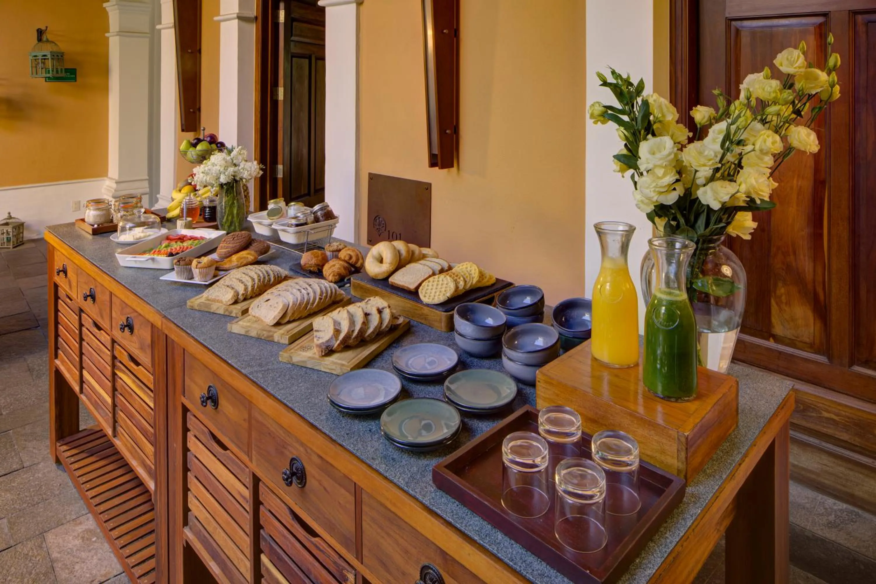 Breakfast in Hacienda Peña Pobre