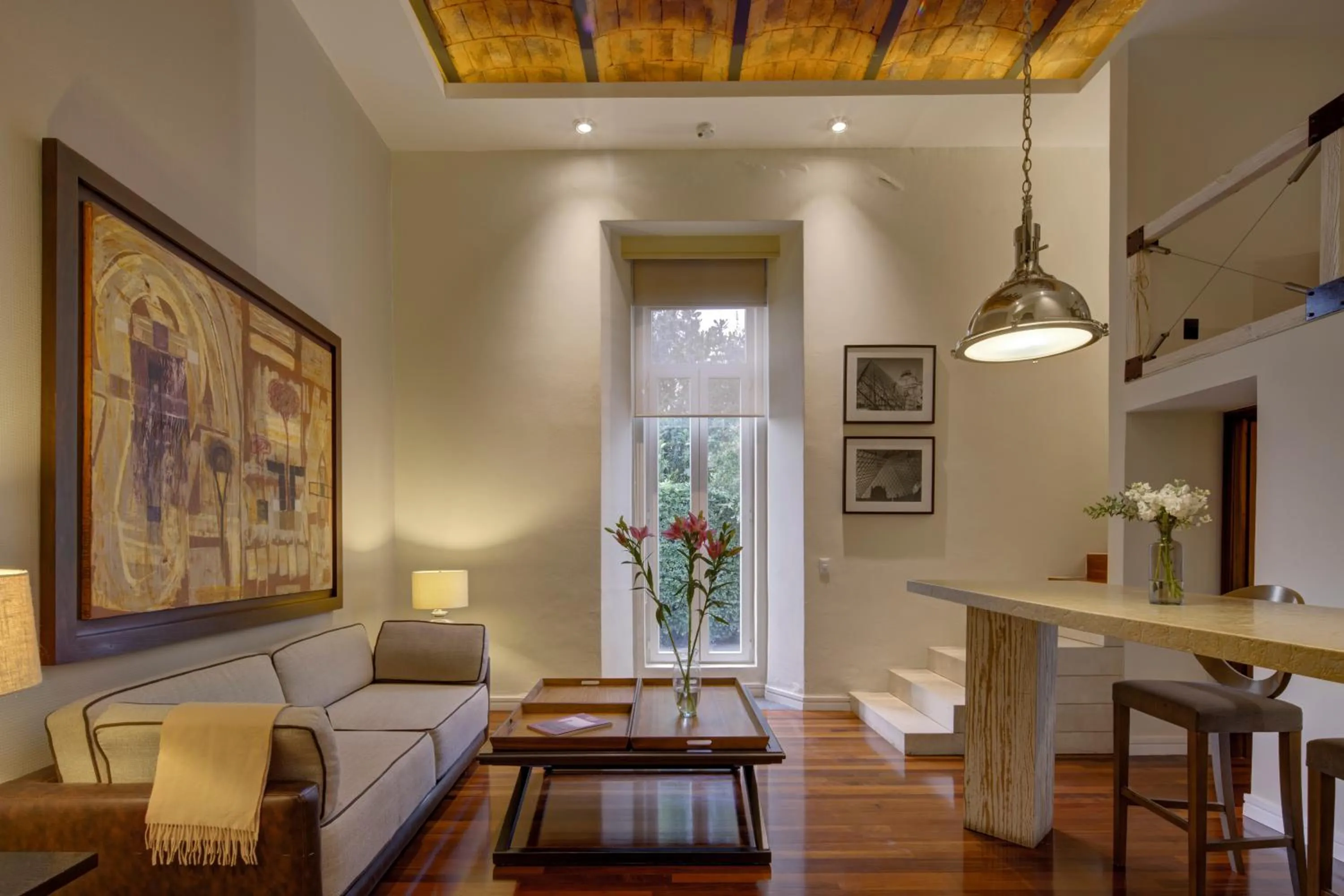 Living room in Hacienda Peña Pobre