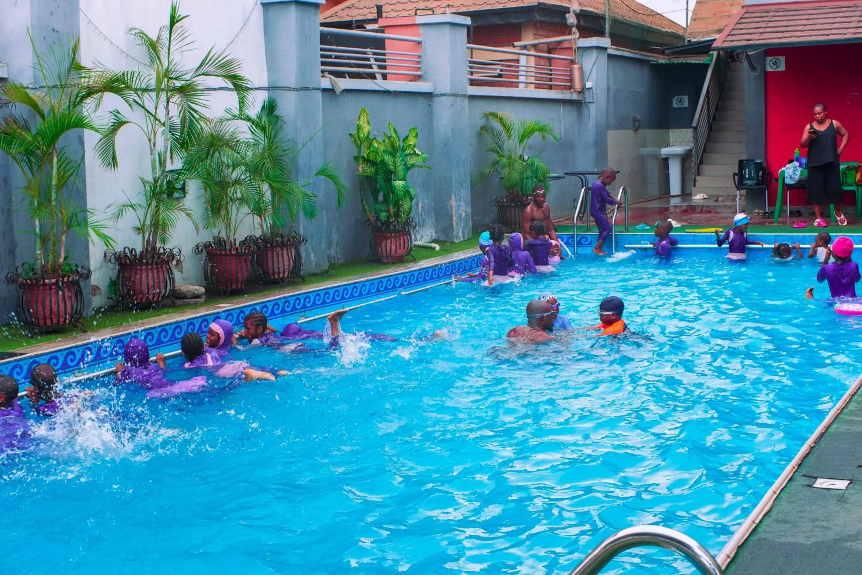 Pool view in Aotel Hotels & Suites - Ojota