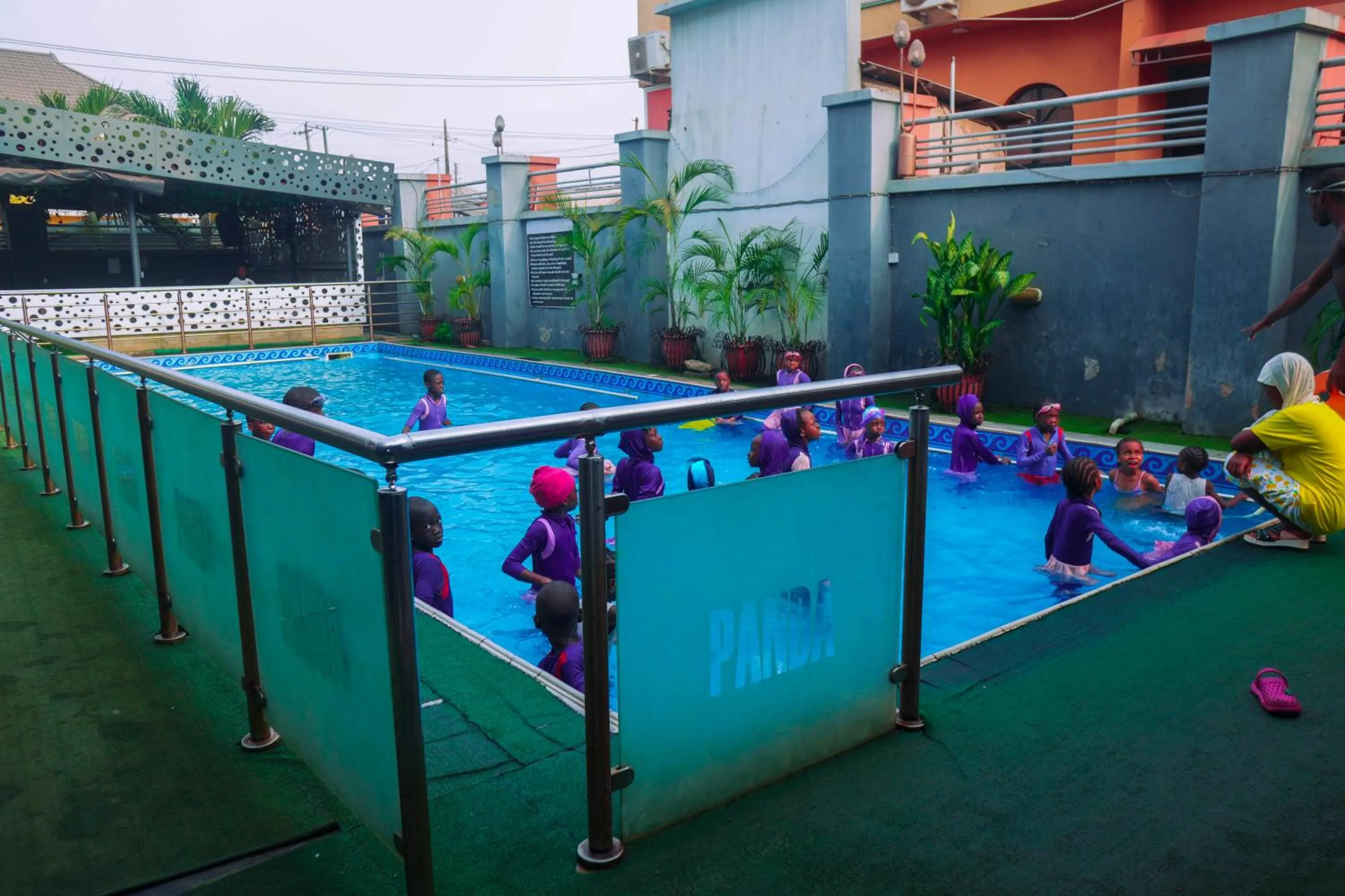 Pool view in Aotel Hotels & Suites - Ojota