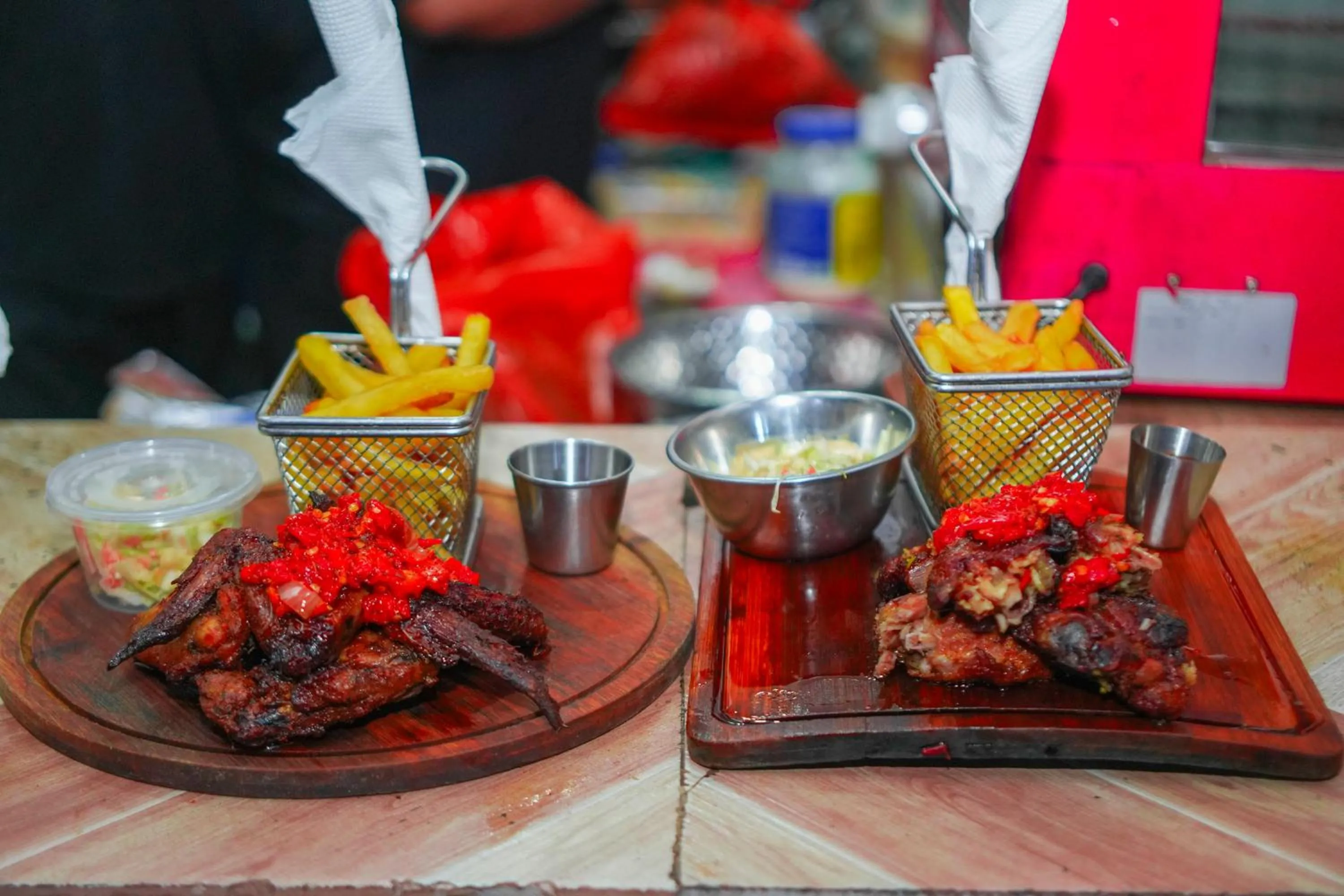 BBQ facilities in Aotel Hotels & Suites - Ojota