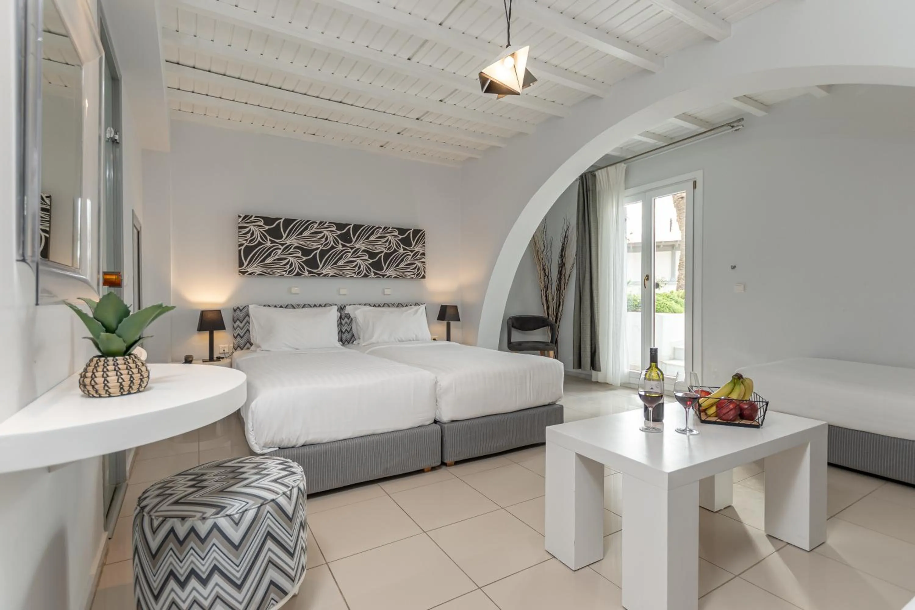 Bedroom in Galaxy Hotel Naxos