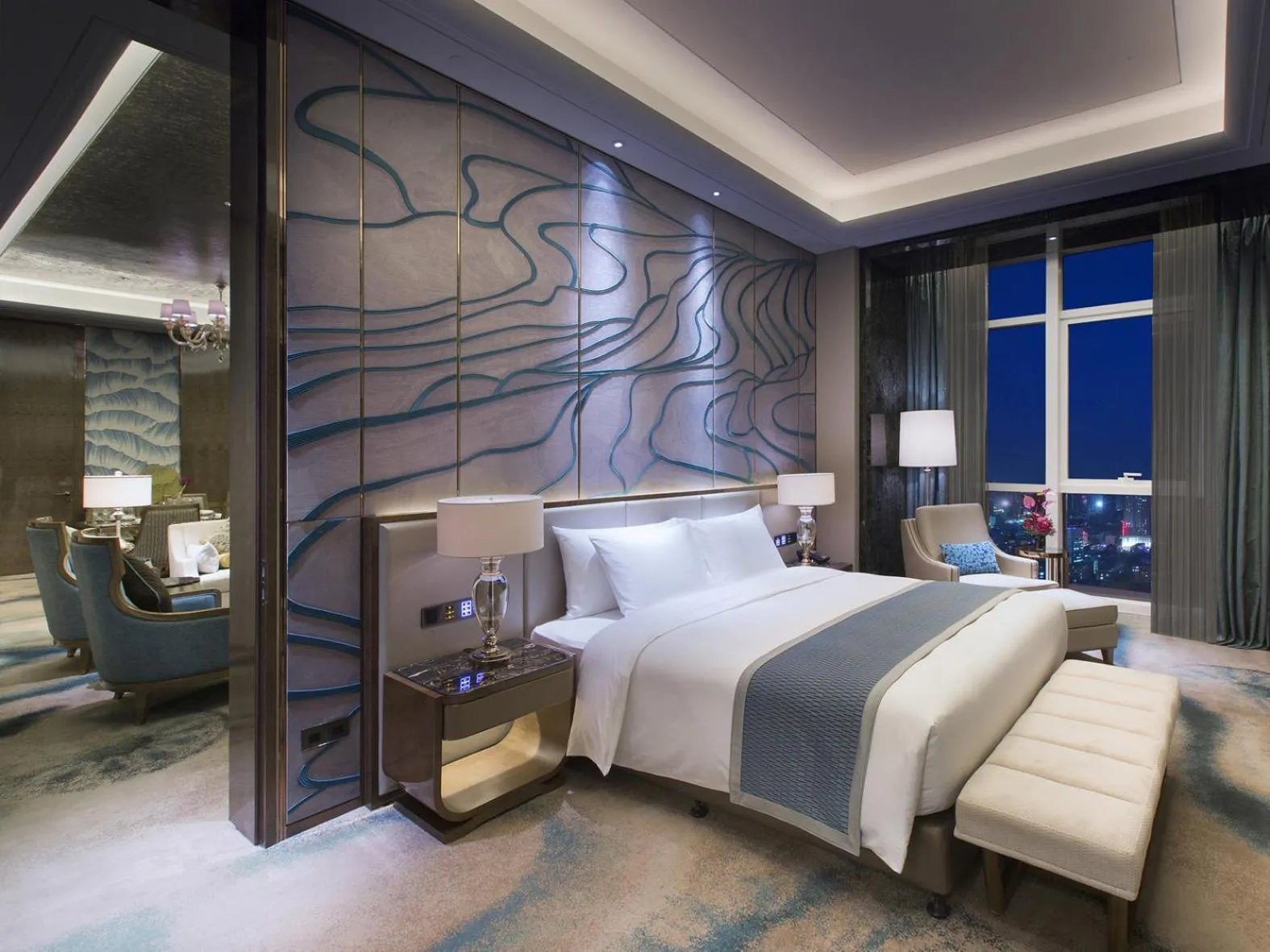 Photo of the whole room, Bed in Wanda Vista Nanning