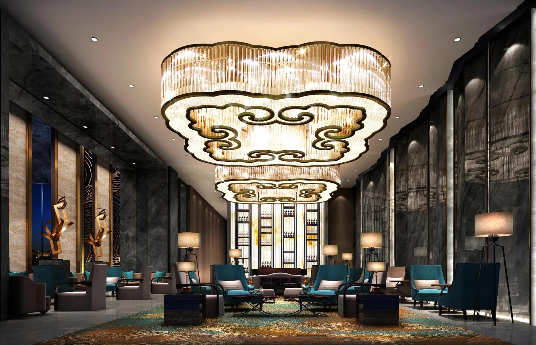 Lounge or bar in Wanda Vista Nanning