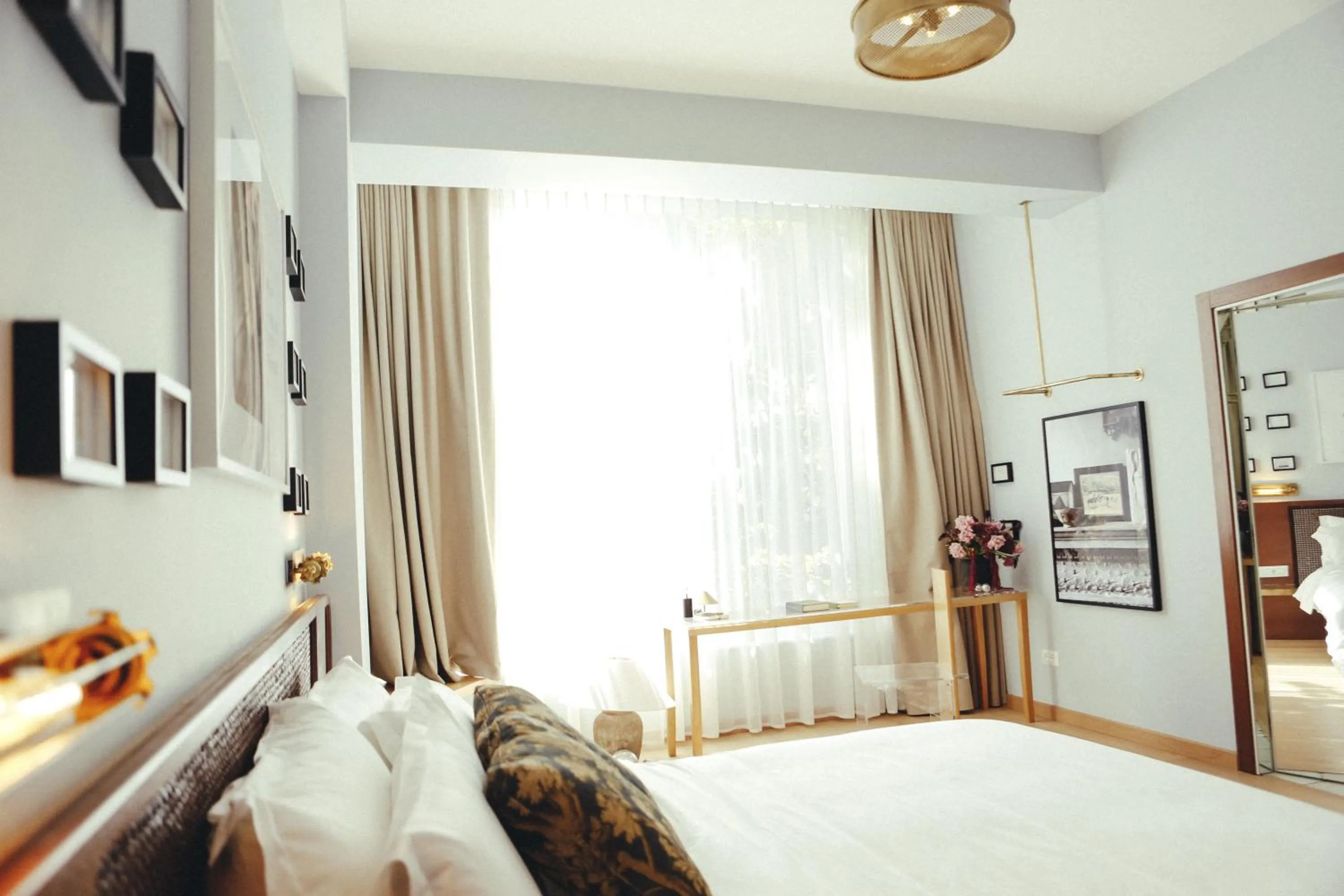 Bed in Bazaar Inn Hotel