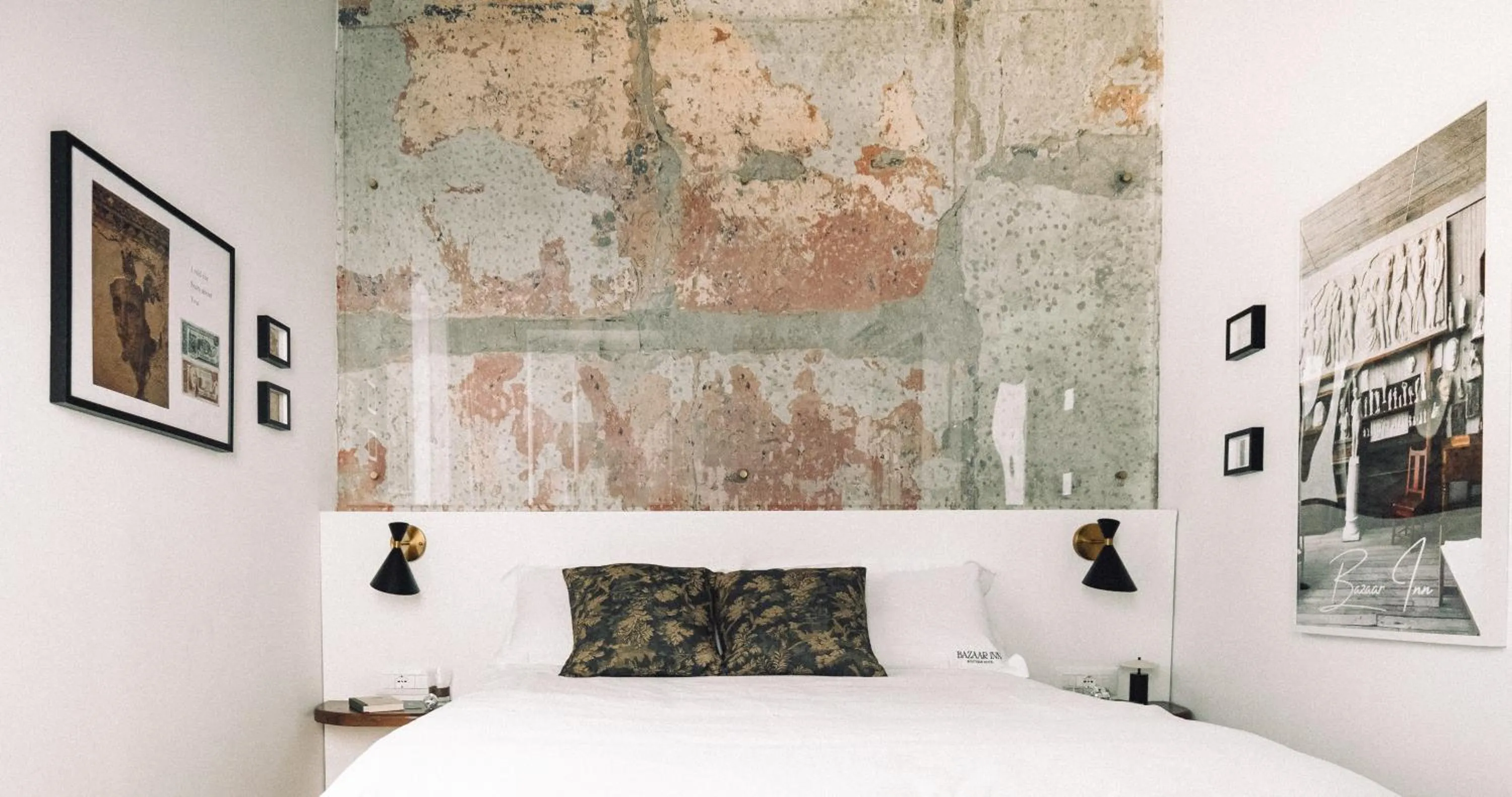 Bed in Bazaar Inn Hotel