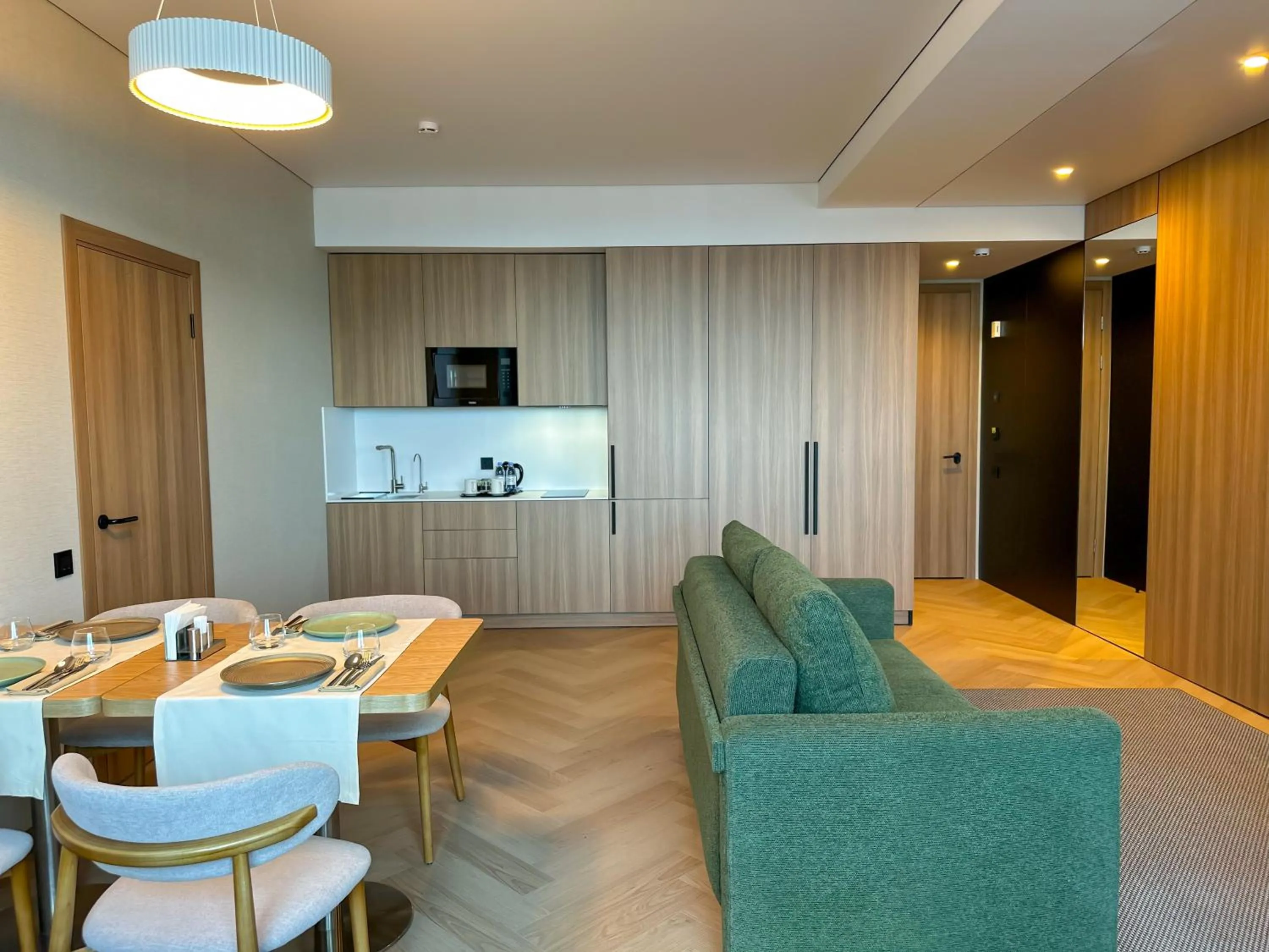 Kitchen or kitchenette in Resident Hotel Abay