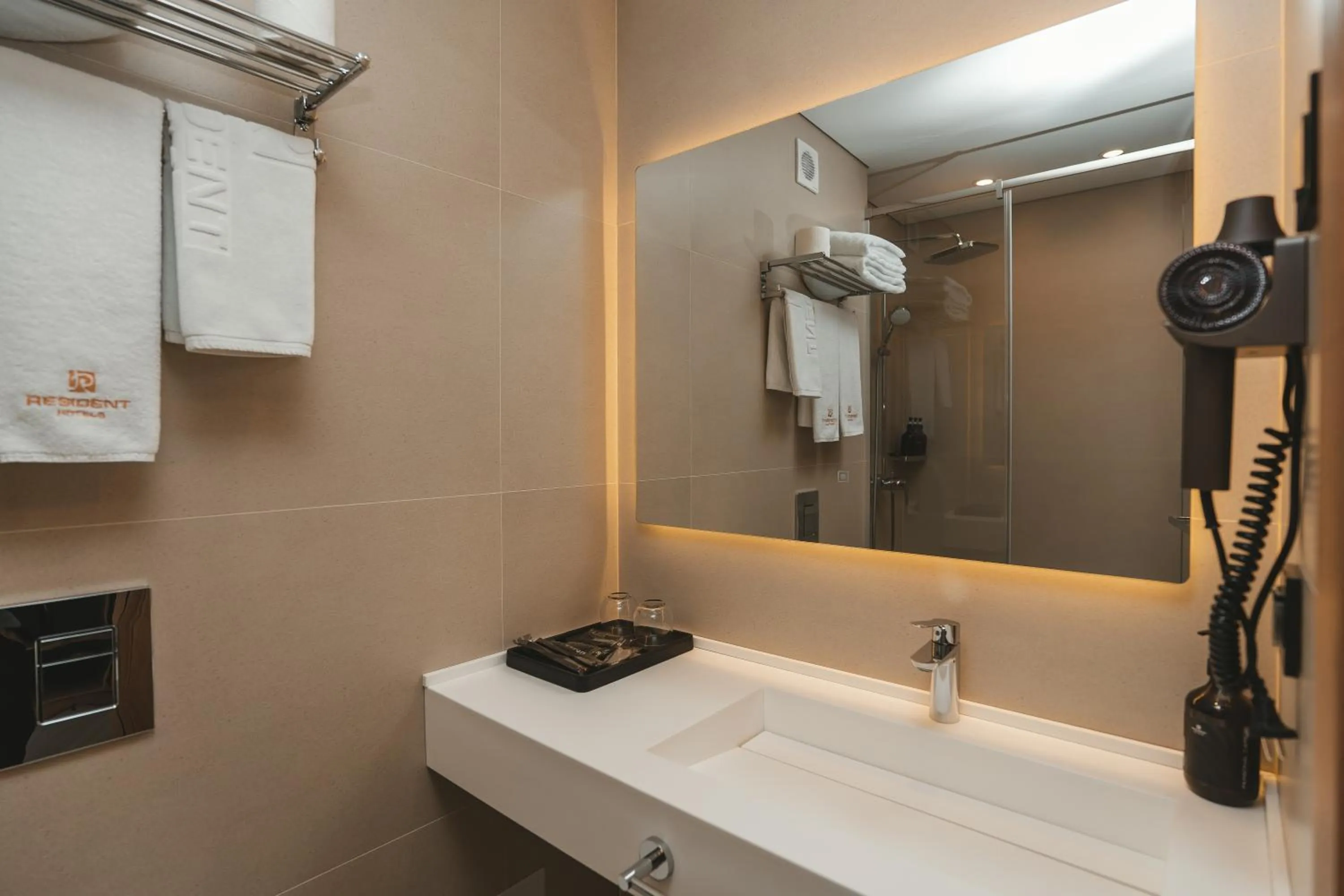 Shower in Resident Hotel Abay