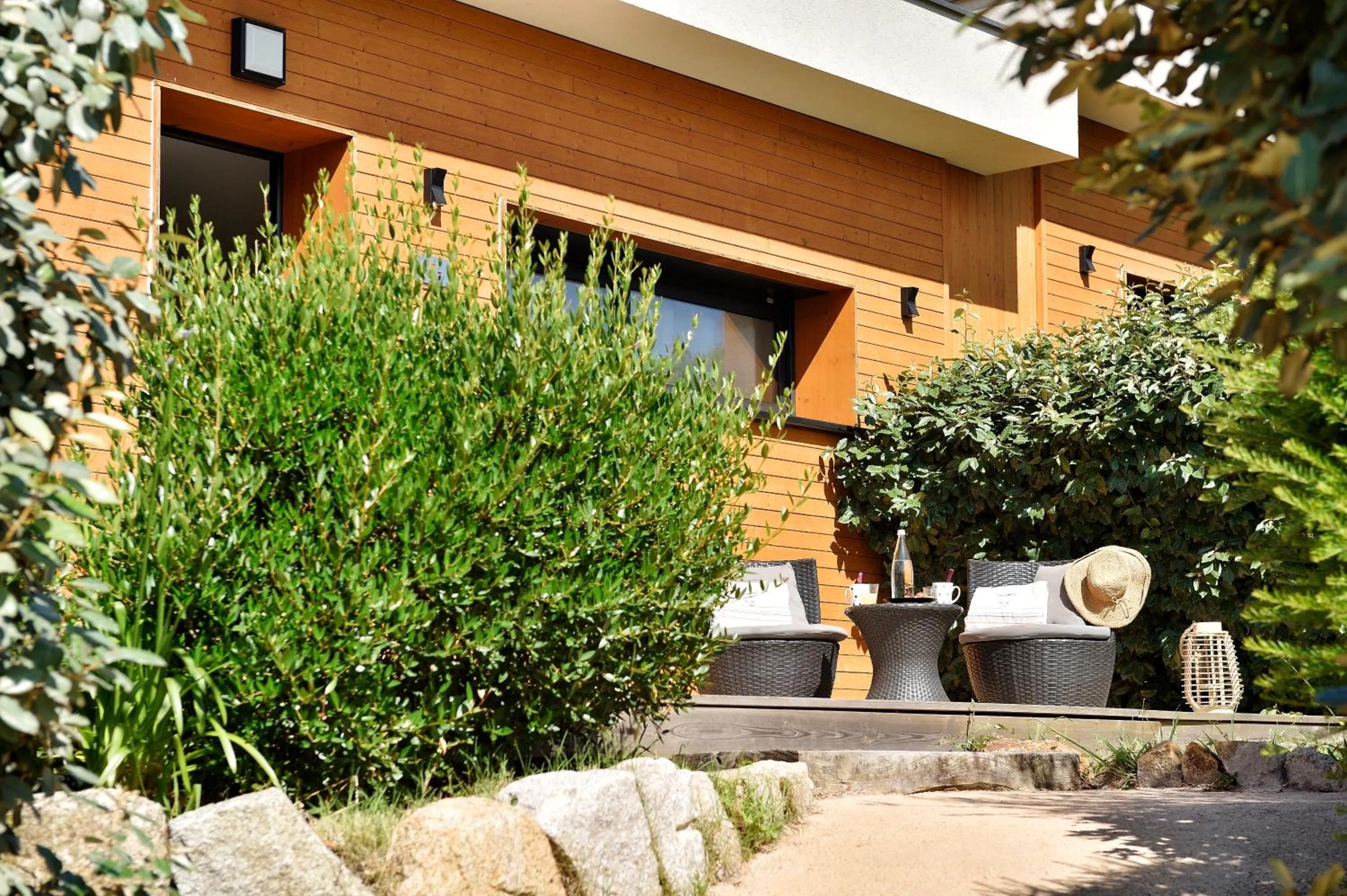 Patio in Résidence & Hotel U Livanti ECOLABEL