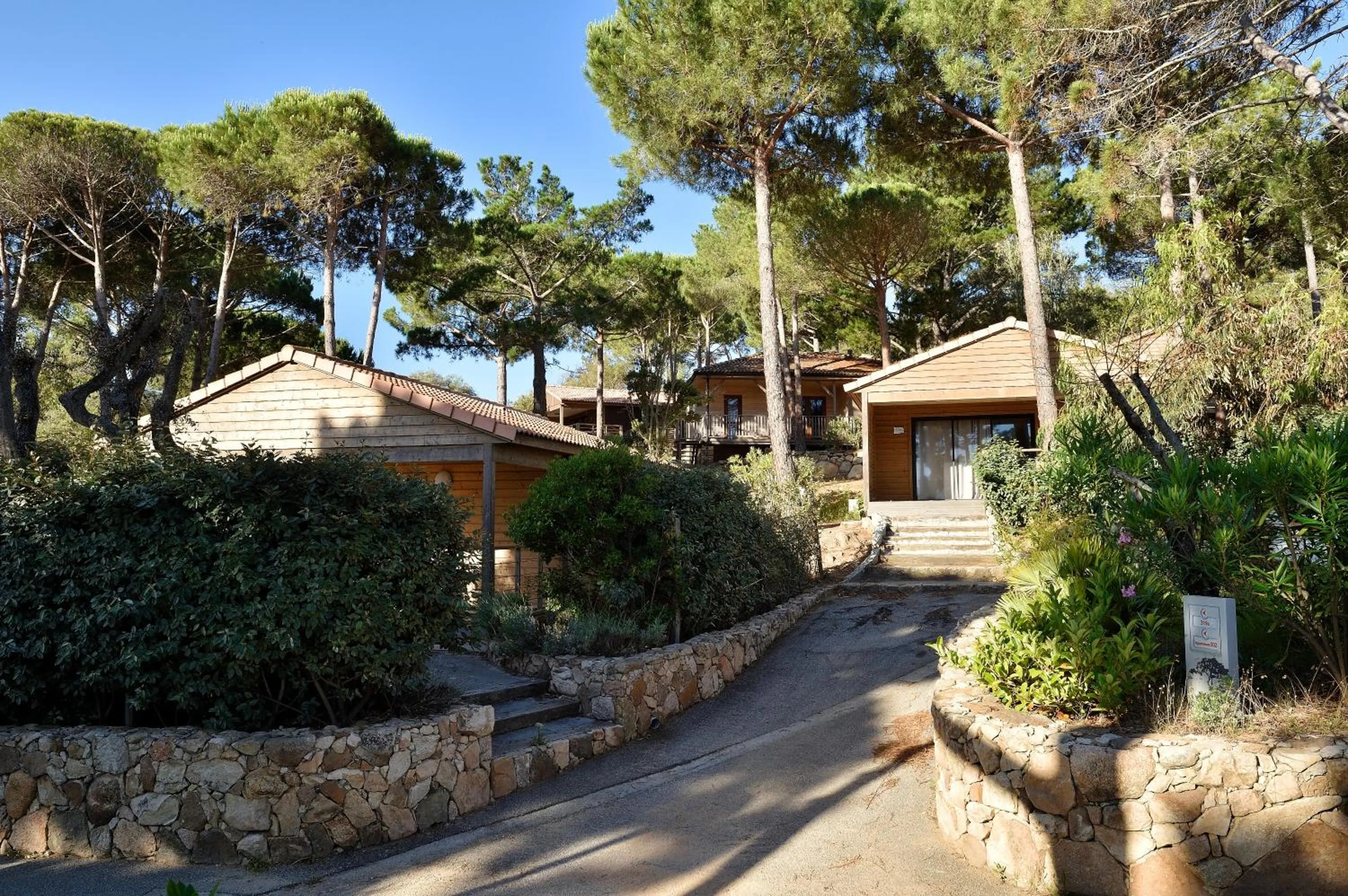 Patio in Résidence & Hotel U Livanti ECOLABEL