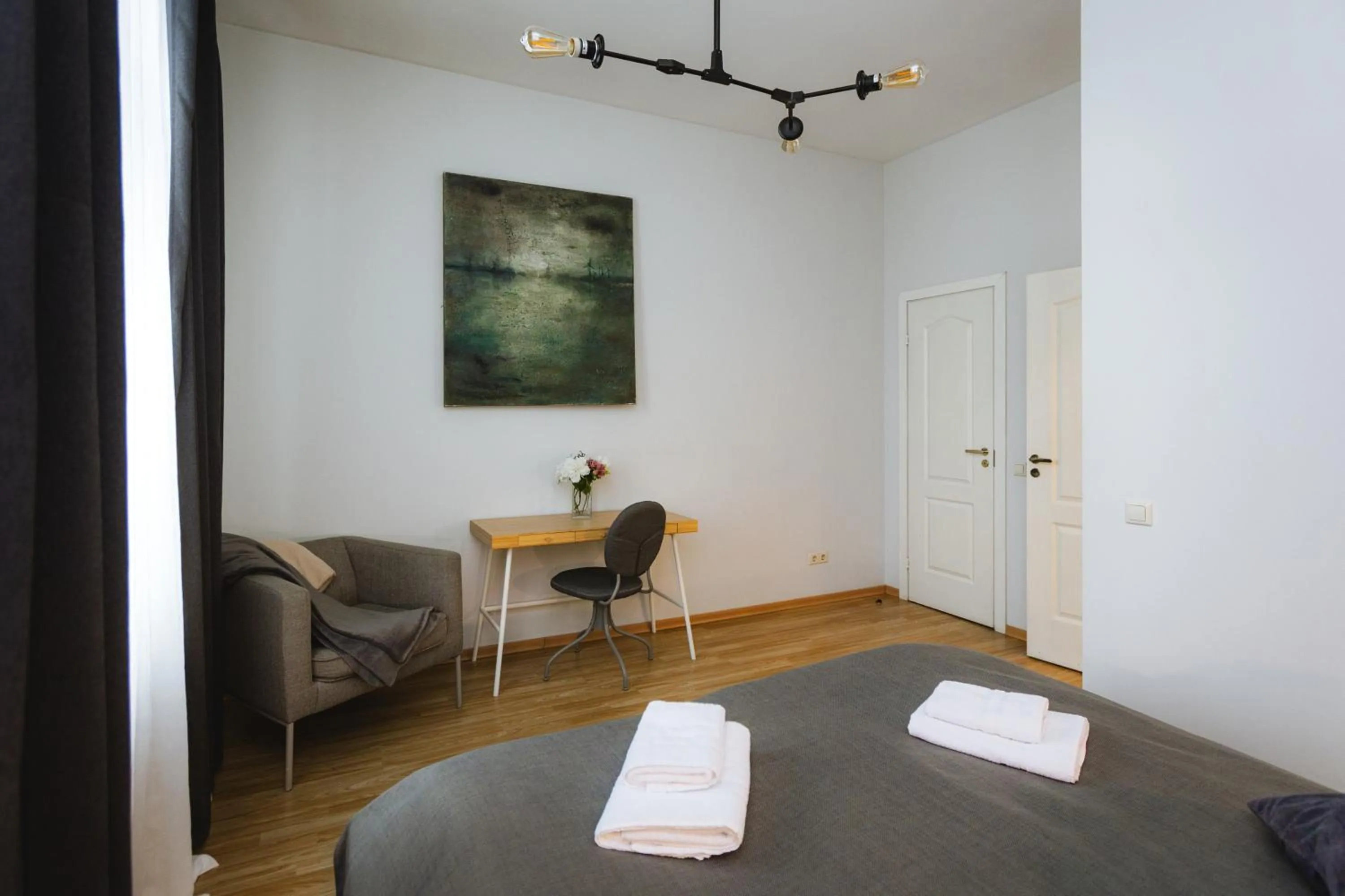 Bedroom in Bearsleys Downtown Apartments