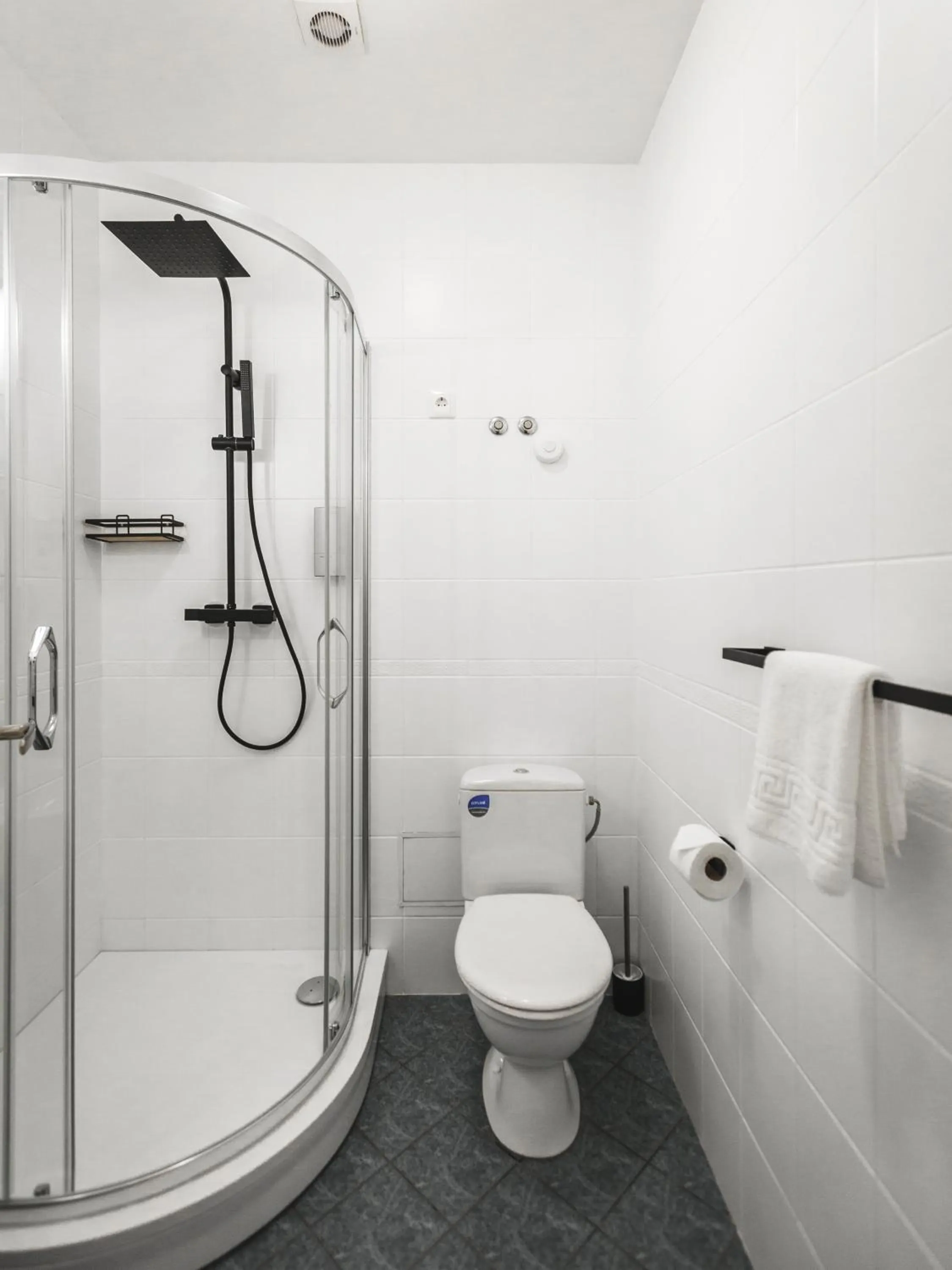 Shower in Bearsleys Downtown Apartments