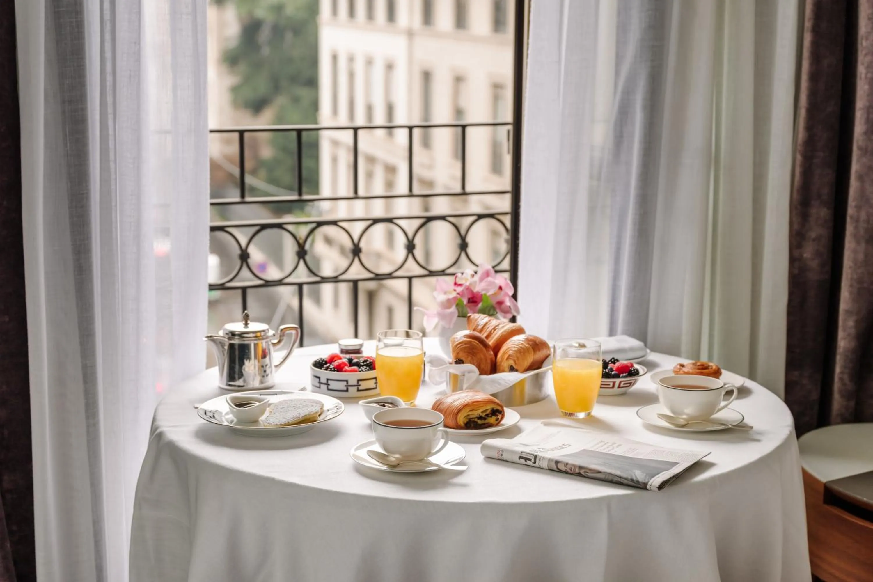 Breakfast in Mandarin Oriental, Milan