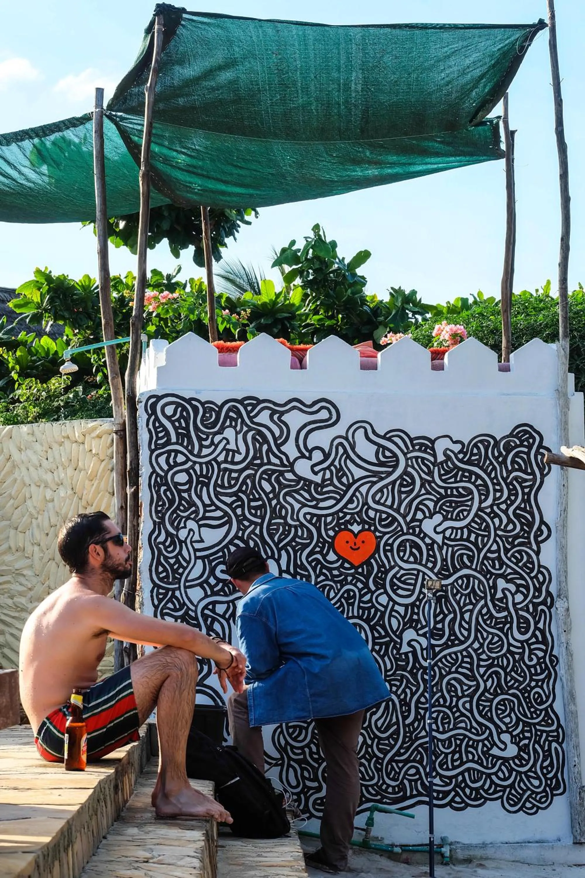 People in Seasons Lodge Zanzibar