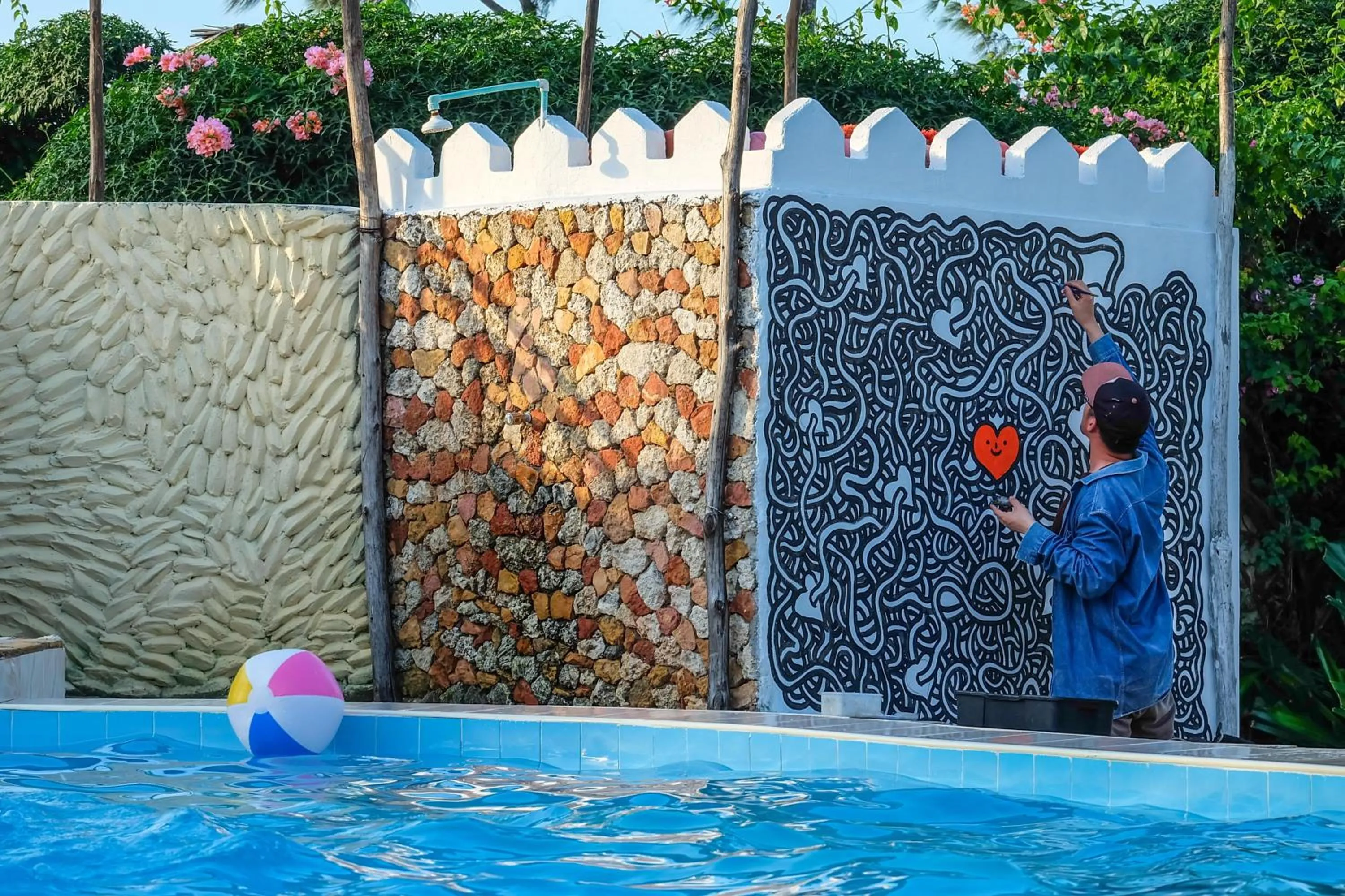 People in Seasons Lodge Zanzibar