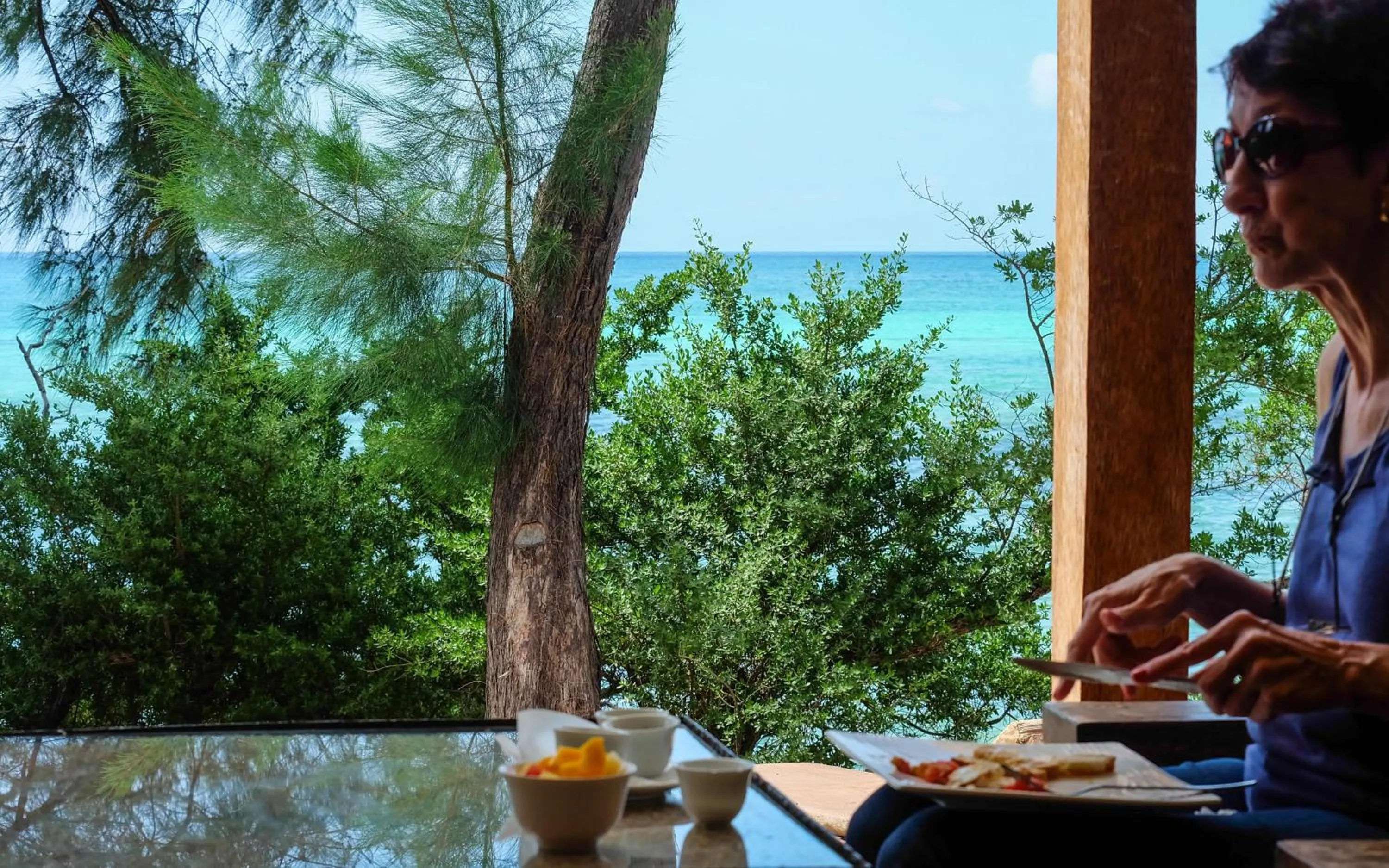 Sea view in Seasons Lodge Zanzibar
