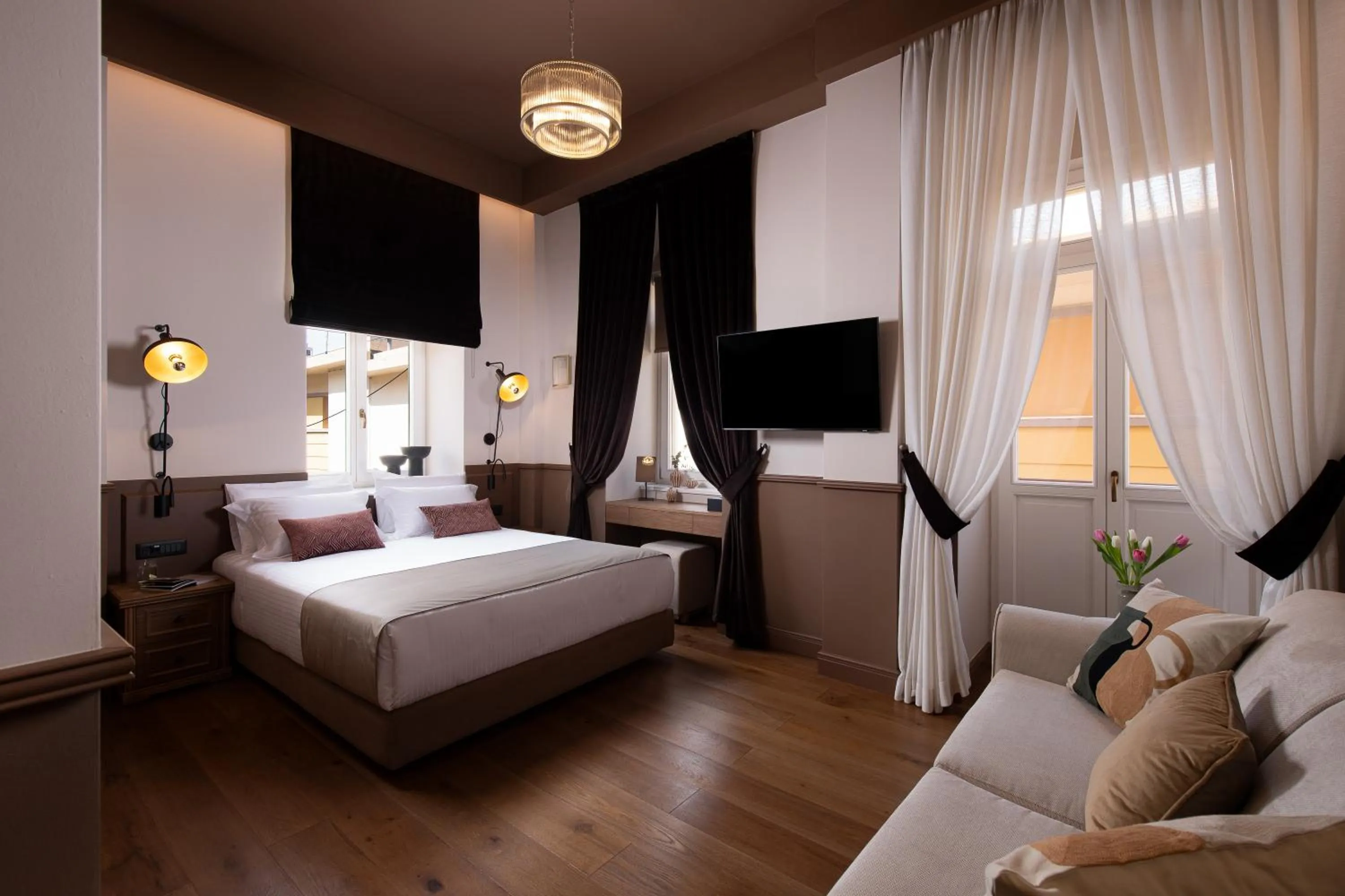 Bed in The K Nest Hotel Nafplio